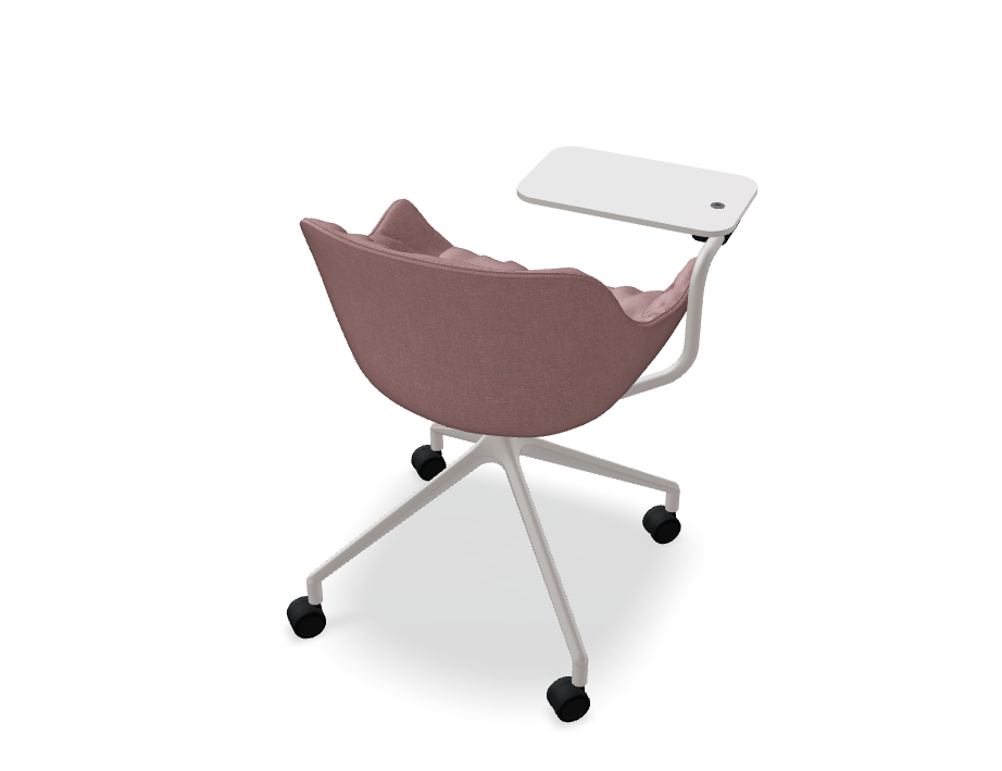 Schwenkstuhl Baltic Soft Duo Aluminiumbasis mit Rädern bis zu einer harten Oberfläche