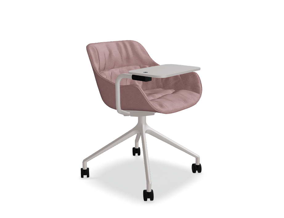 Schwenkstuhl Baltic Soft Duo Aluminiumbasis mit Rädern bis zu einer harten Oberfläche