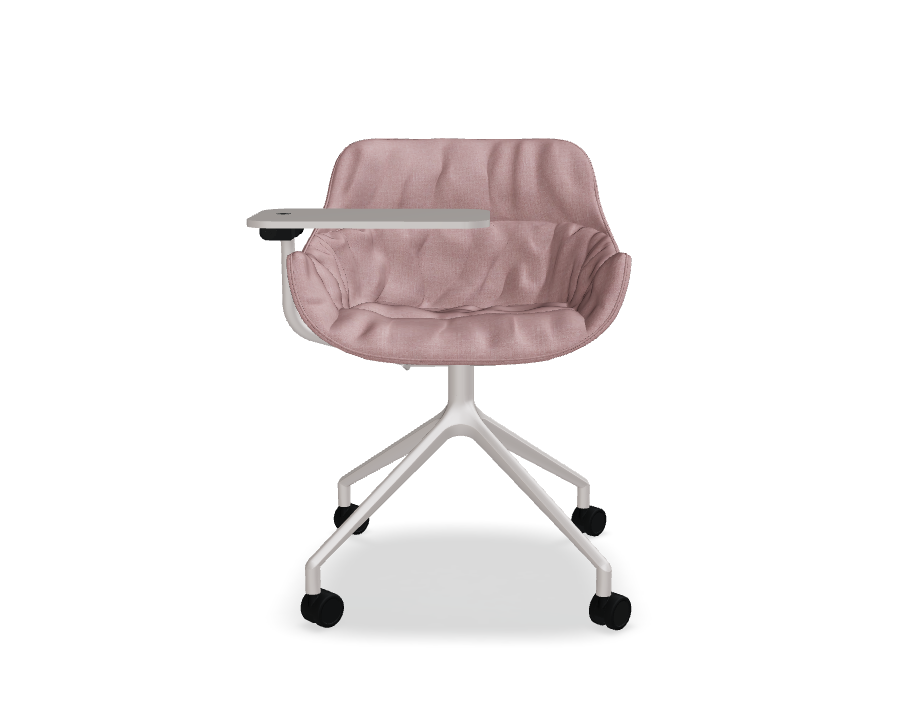 Schwenkstuhl Baltic Soft Duo Aluminiumbasis mit Rädern bis zu einer harten Oberfläche