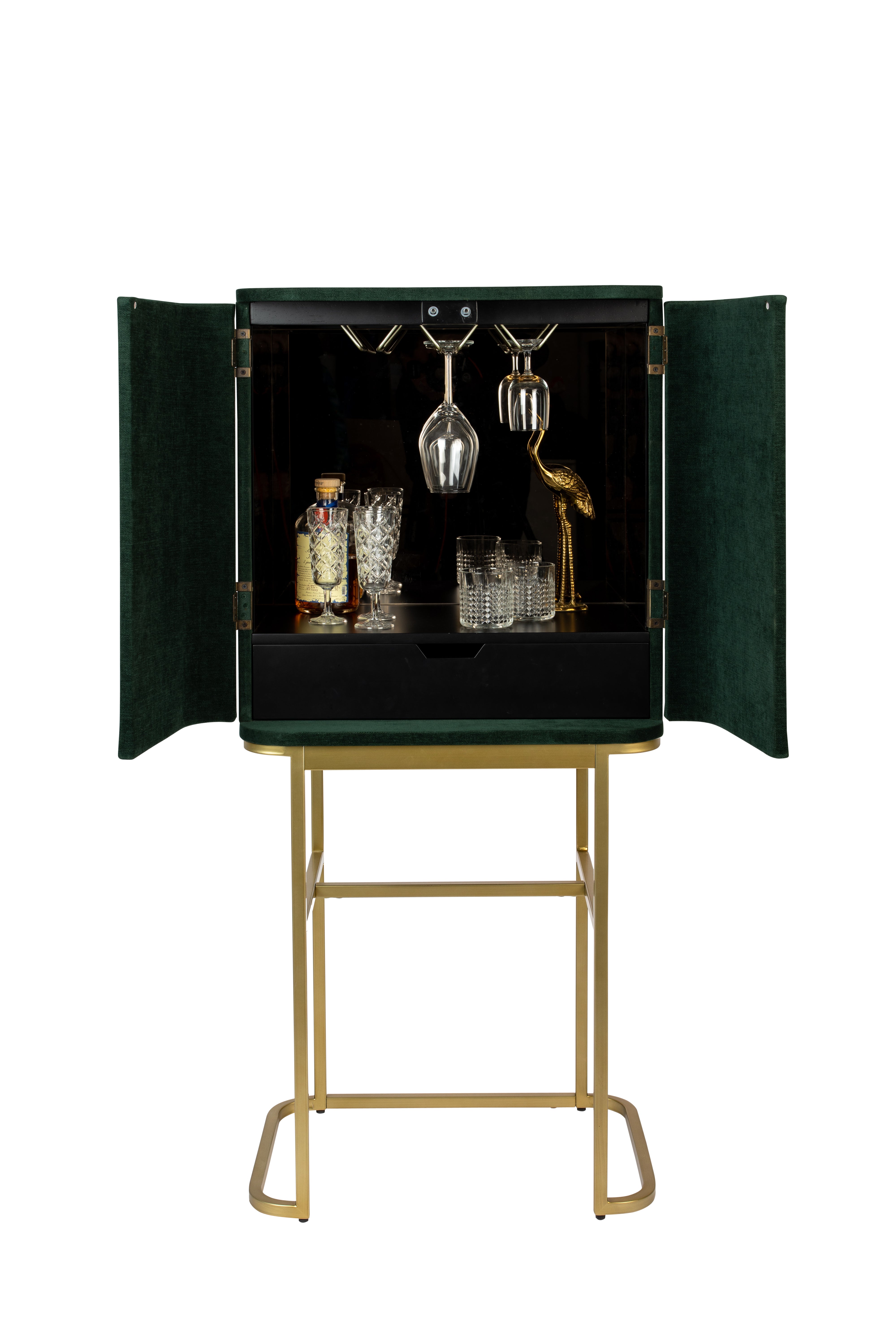 Barek AVA MORGANA dark green with a gold base