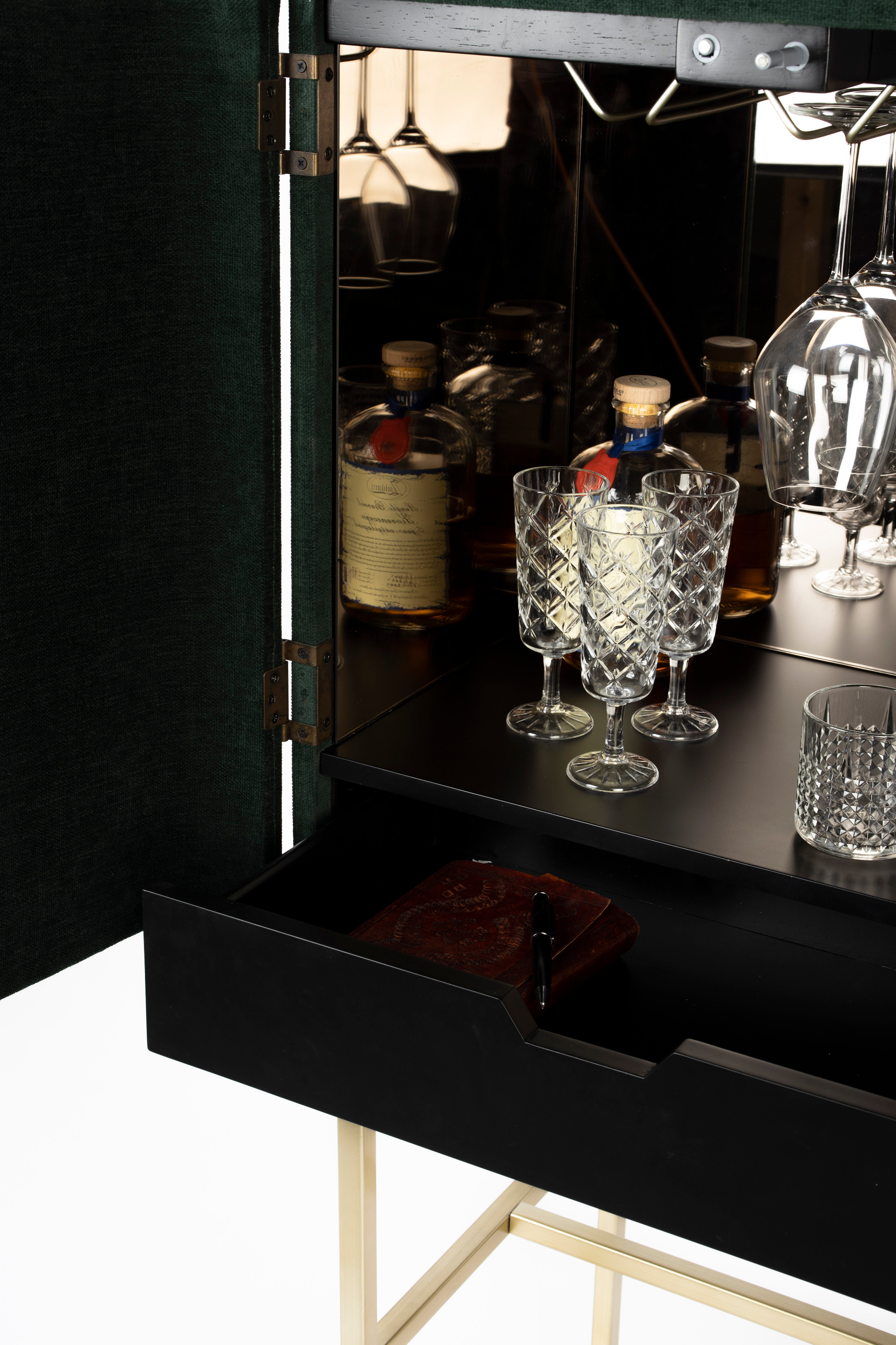 Barek AVA MORGANA dark green with a gold base