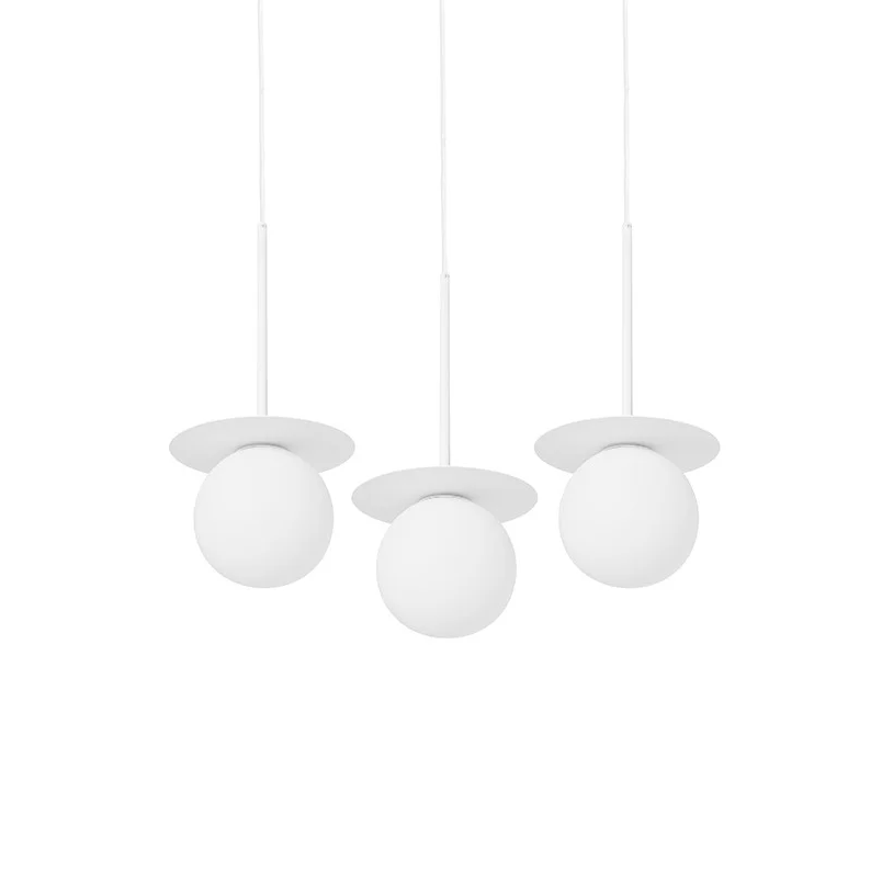 BORRA 3L White Pendant Lamp