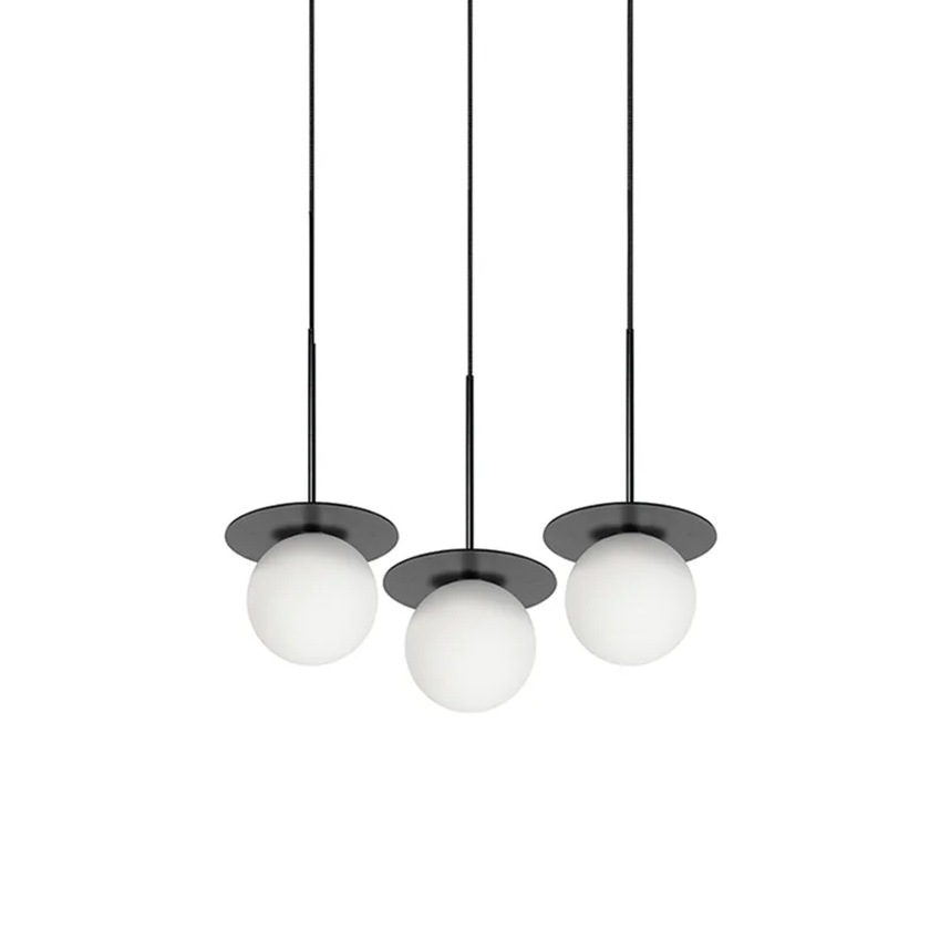 BORRA 3L Black Pendant Lamp