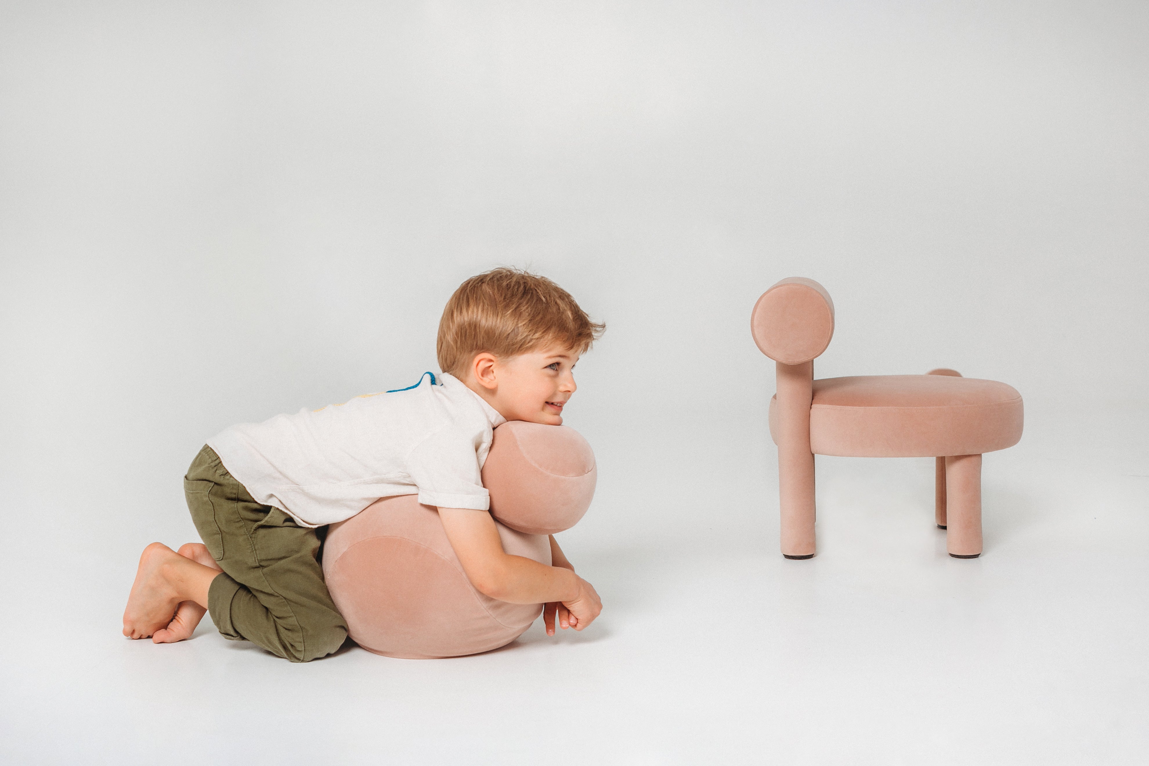 Kindersitzpuff BABY SPHERIC gepolstert