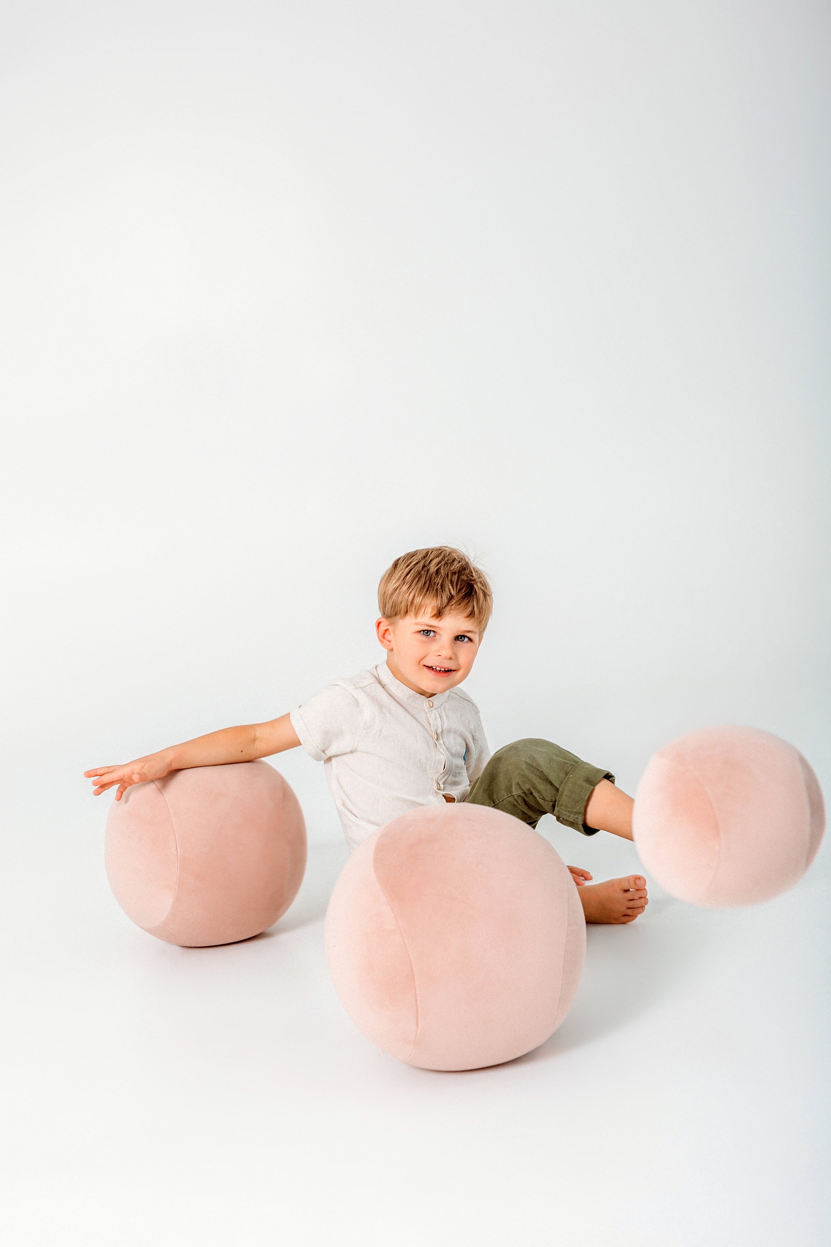 Kindersitzpuff BABY SPHERIC gepolstert