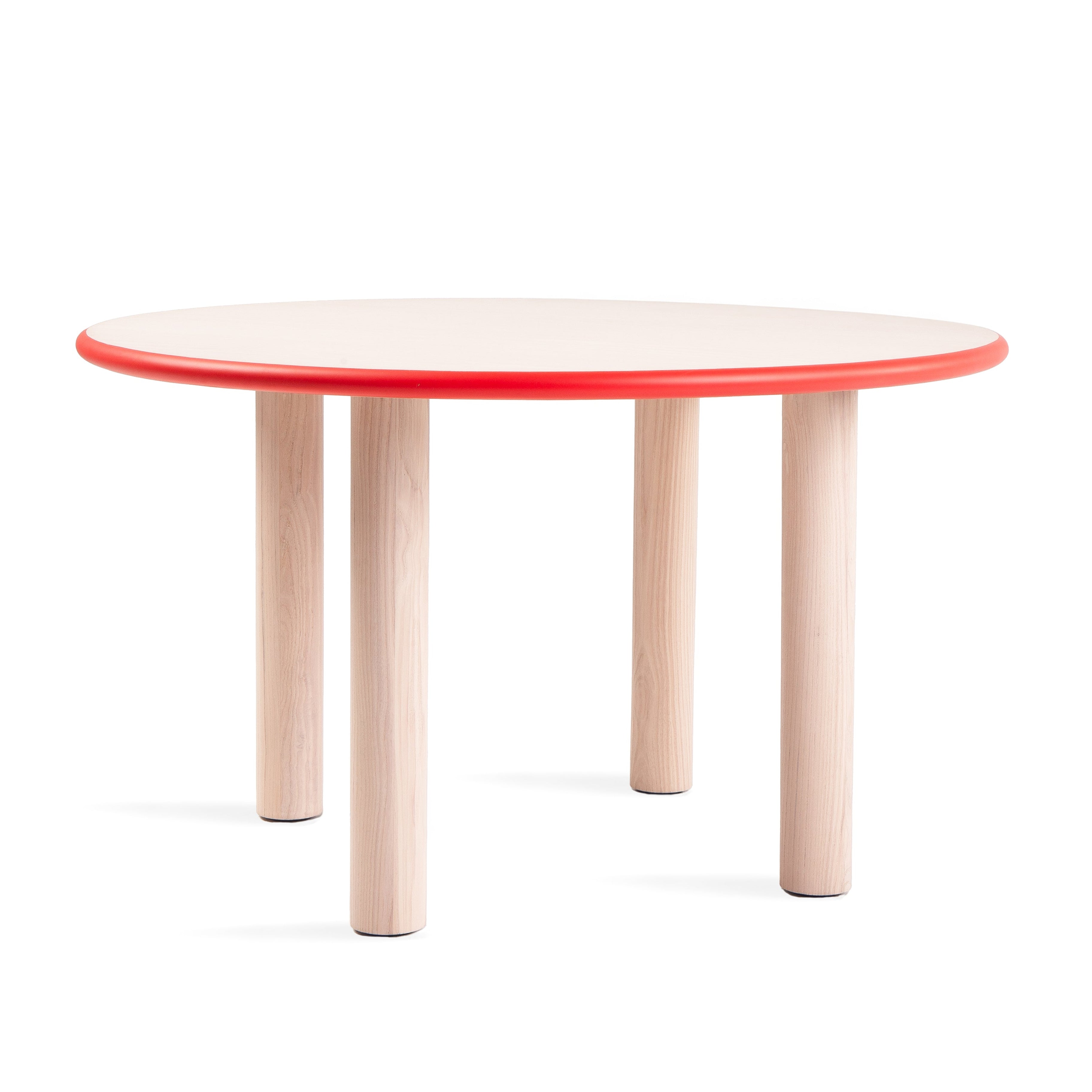 Runder Kindertisch BABY PAUL aus natürlichem Eschenholz