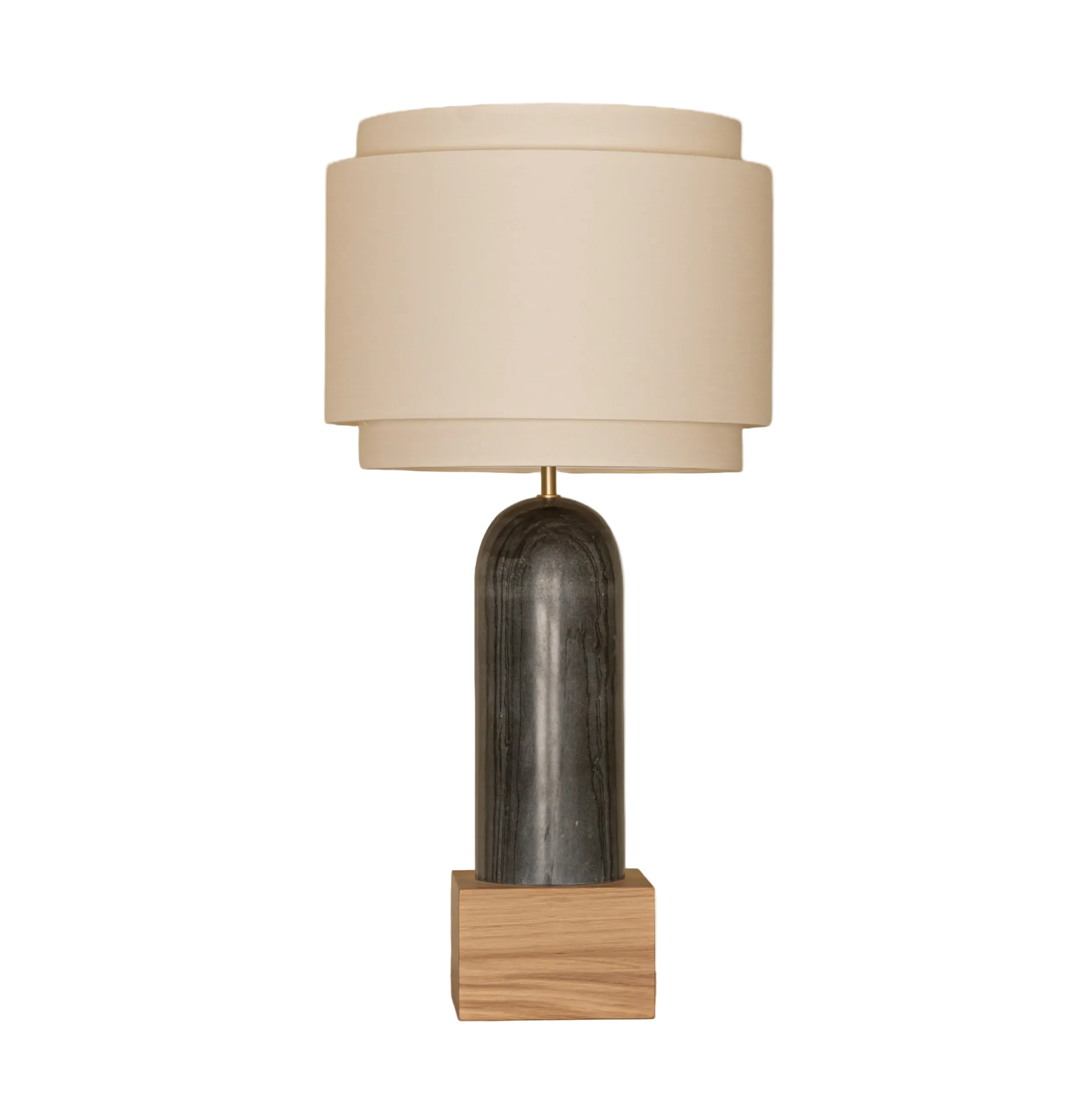 PURA KELO DOUBLE Table Lamp Black Marble