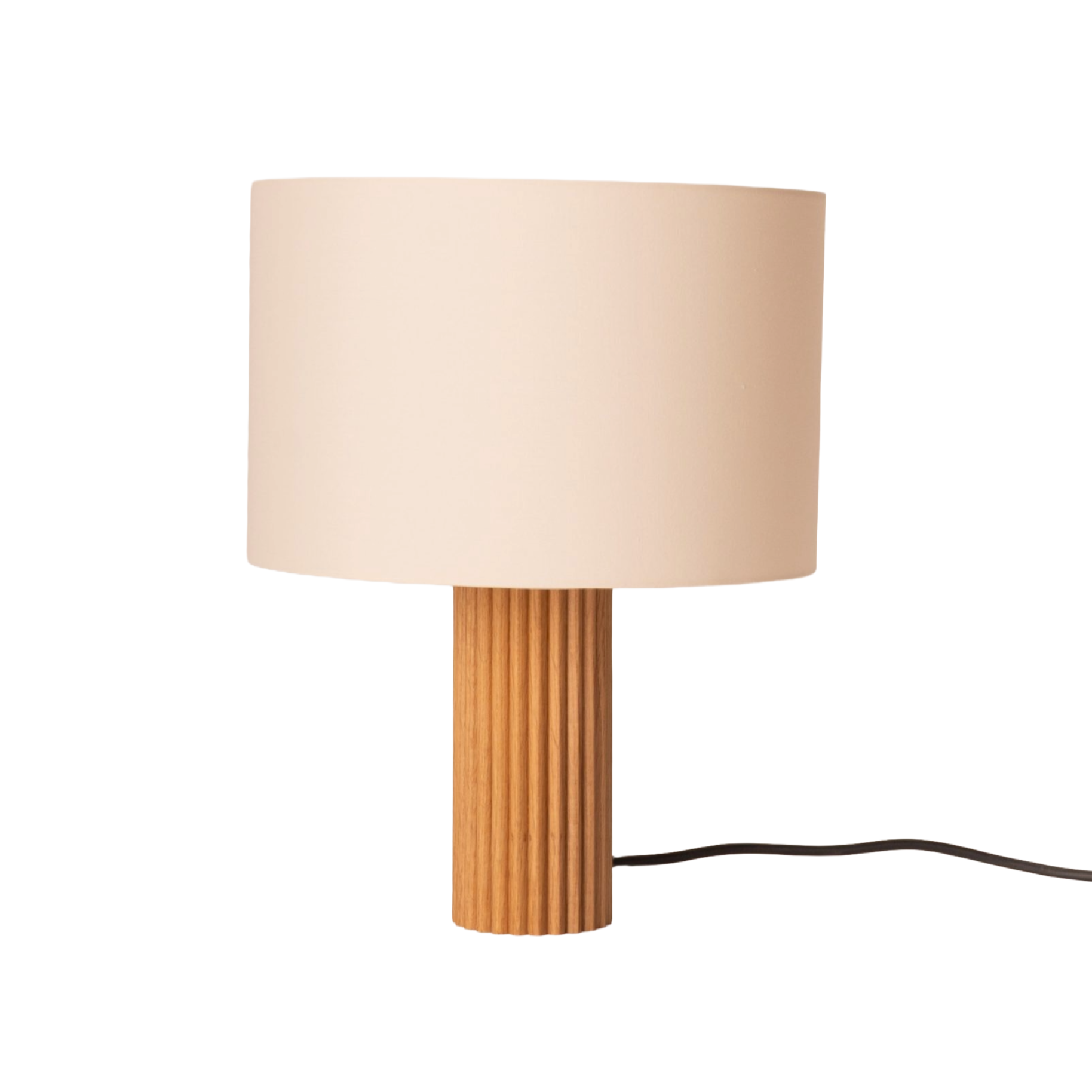 FLUTITA Table Lamp in Oak Wood