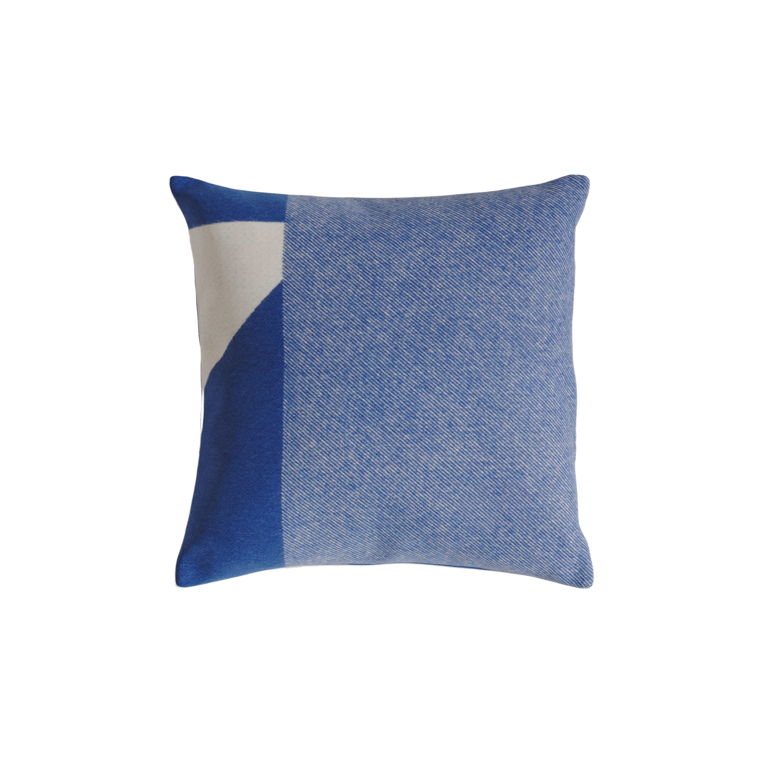 Kissen BIG LOGO blau-beige