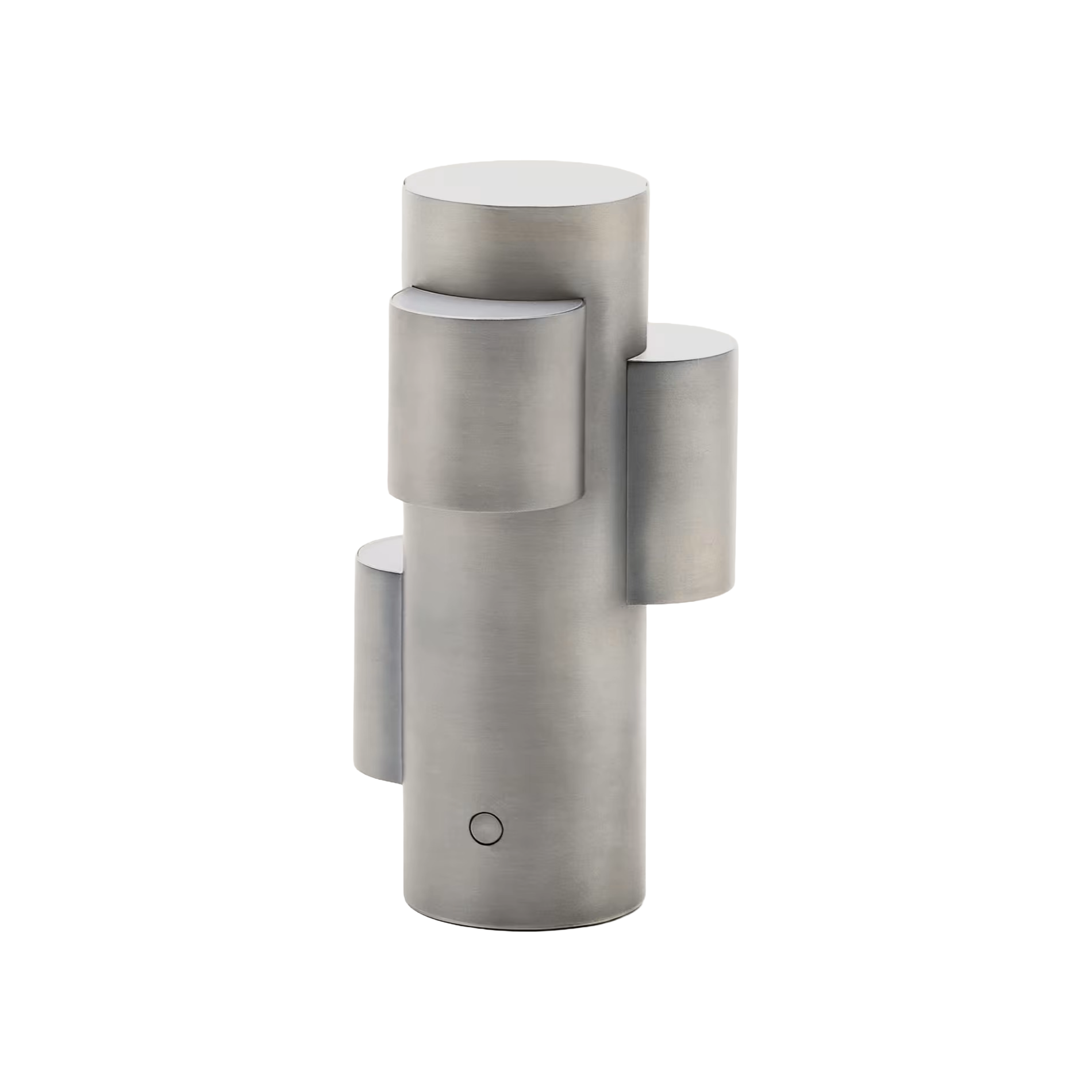 Portable lamp ADRINA light gray brushed metal