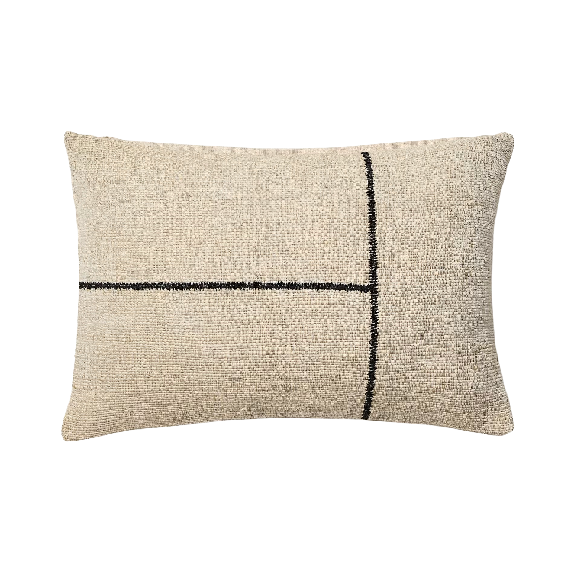Kissenbezug ANVERA beige mit Schwarz