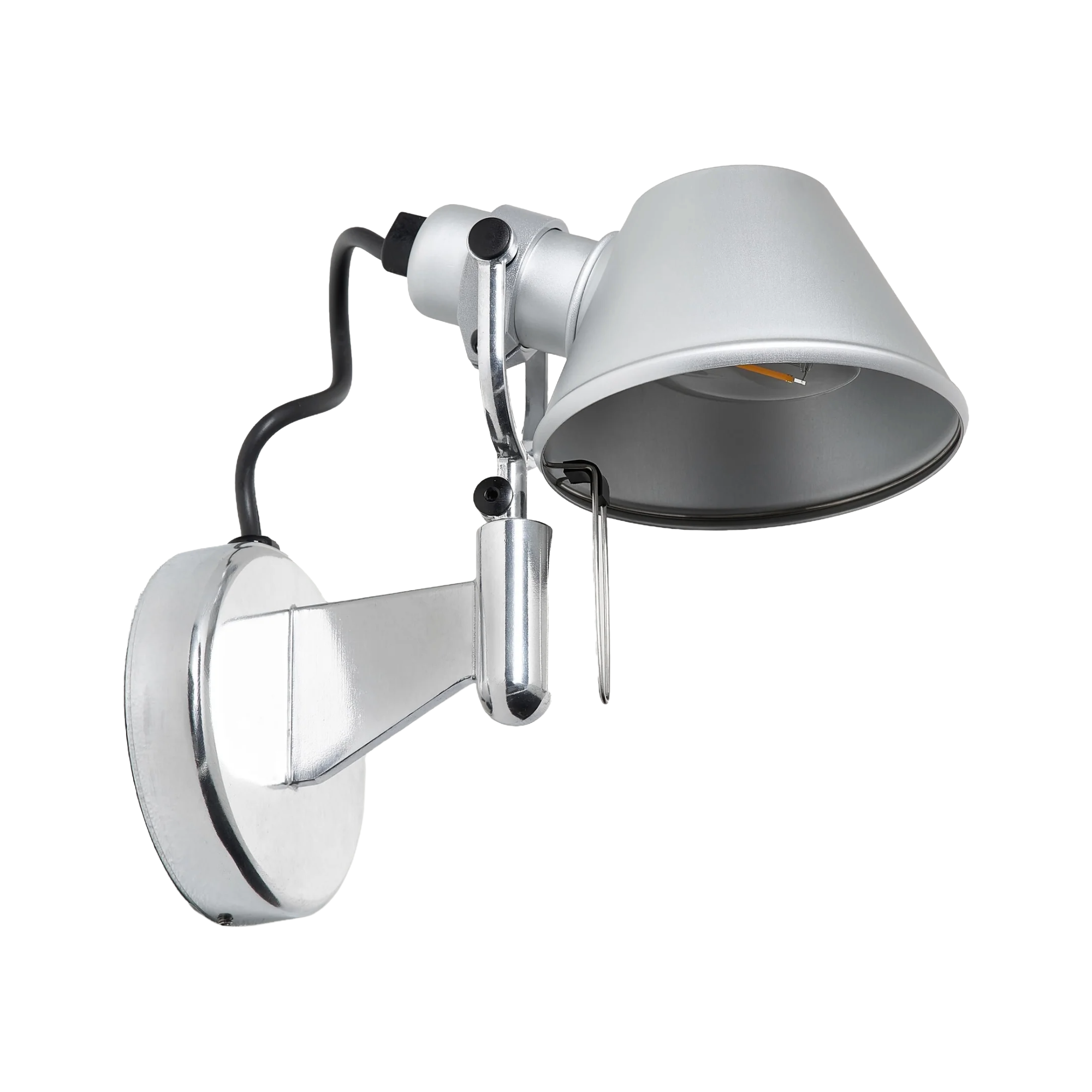 Verstellbare Wandleuchte TOLOMEO MICRO FARETTO Aluminium