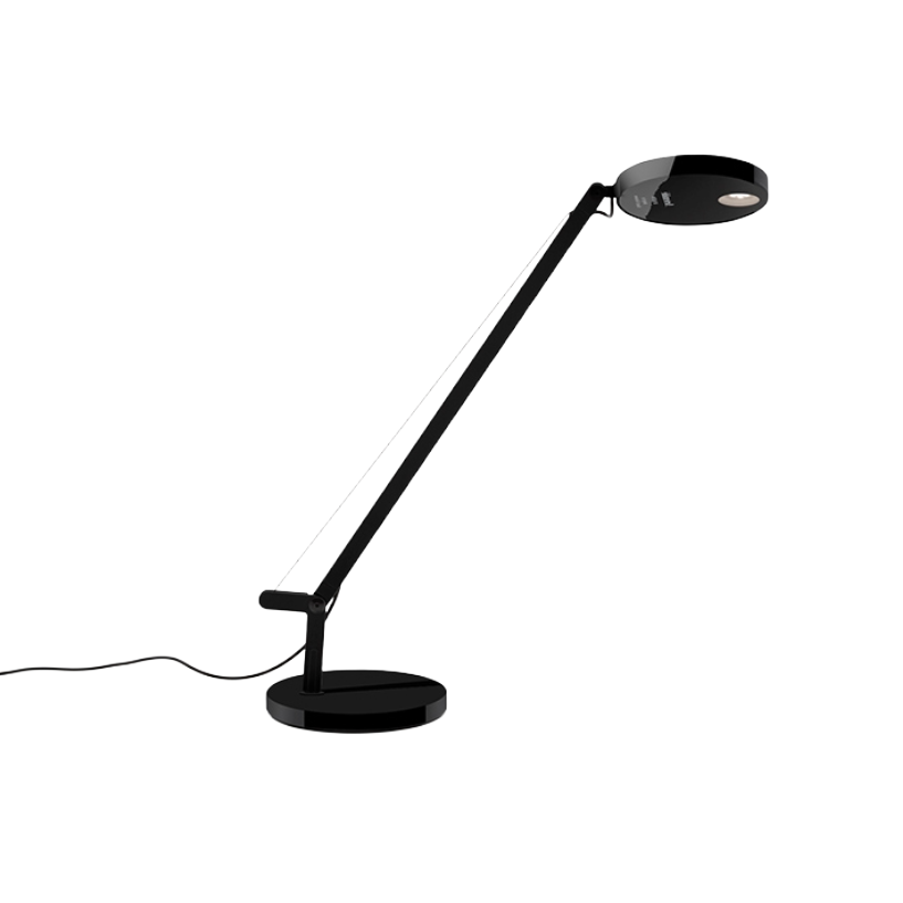 Verstellbare Schreibtischlampe DEMETRA MICRO glänzend schwarz