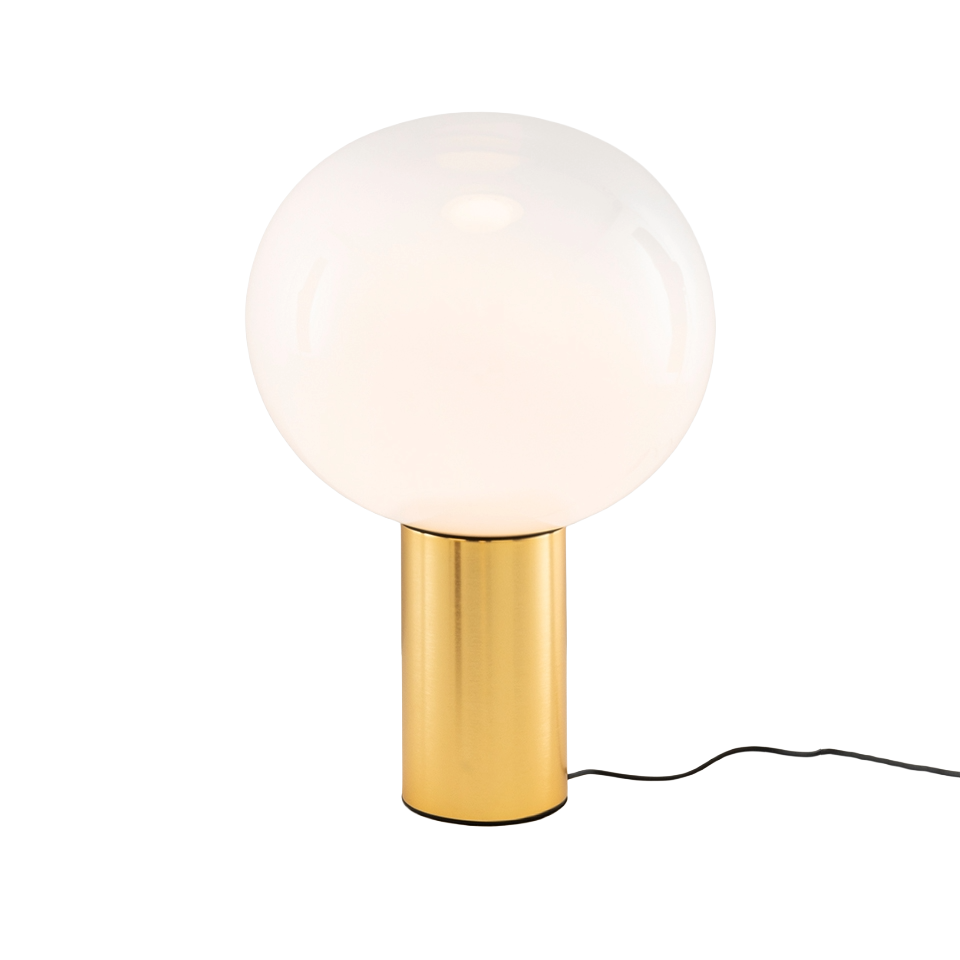 LAGUNA satin brass table lamp