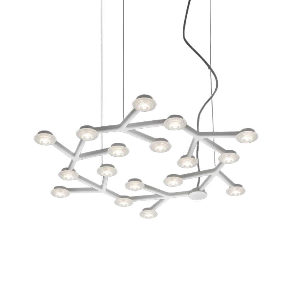 LED Pendant Lamp NET CIRCLE White