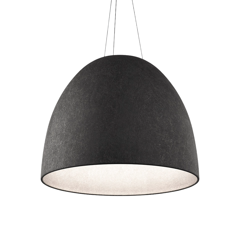 Pendelleuchte NUR ACOUSTIC grau