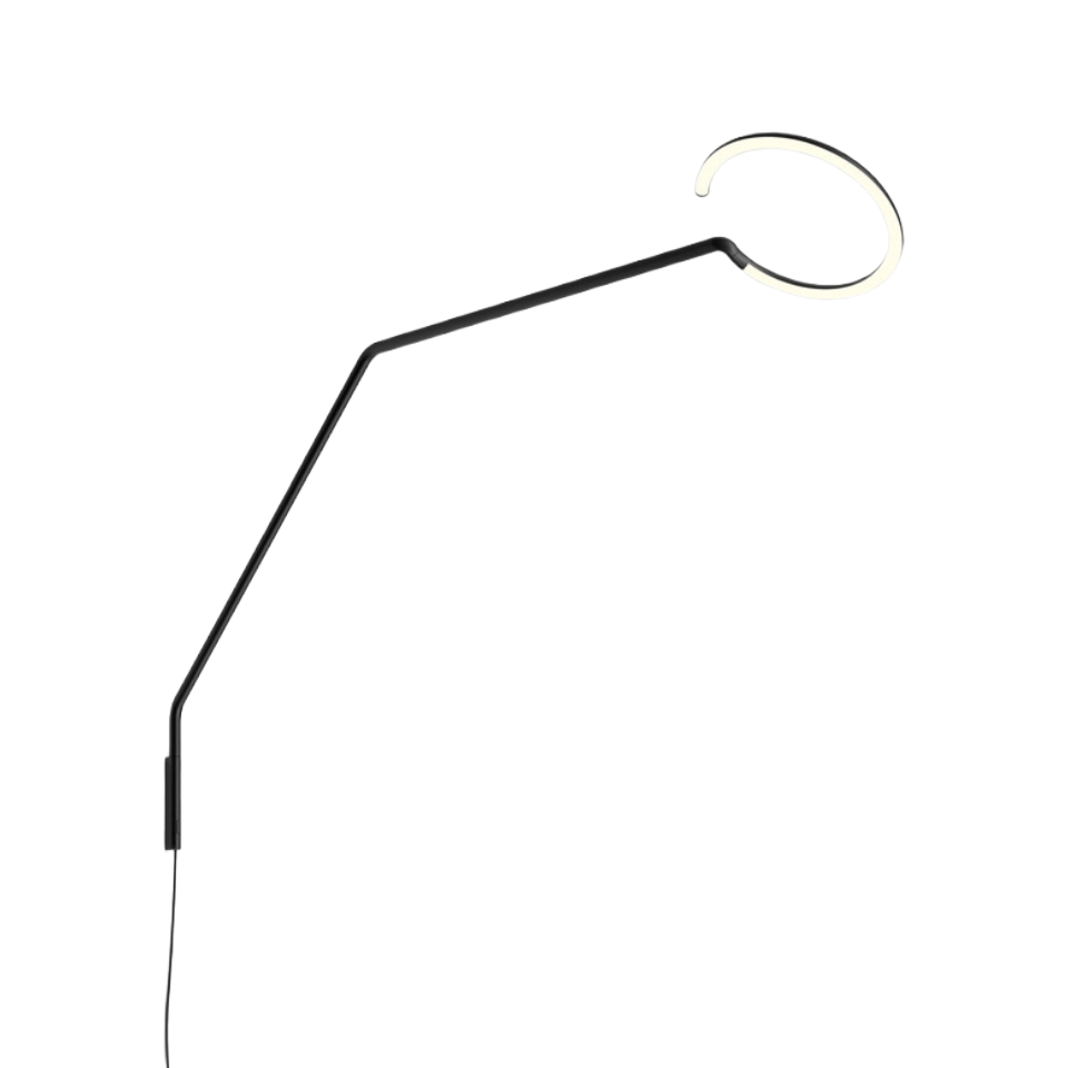 Wall lamp with arm VINE LIGHT L black
