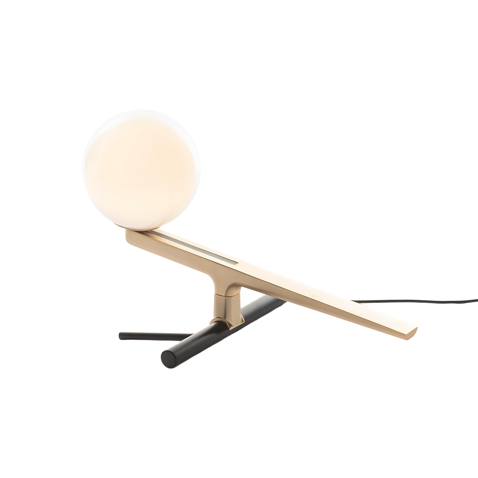 YANZI Table Lamp Black with Gold