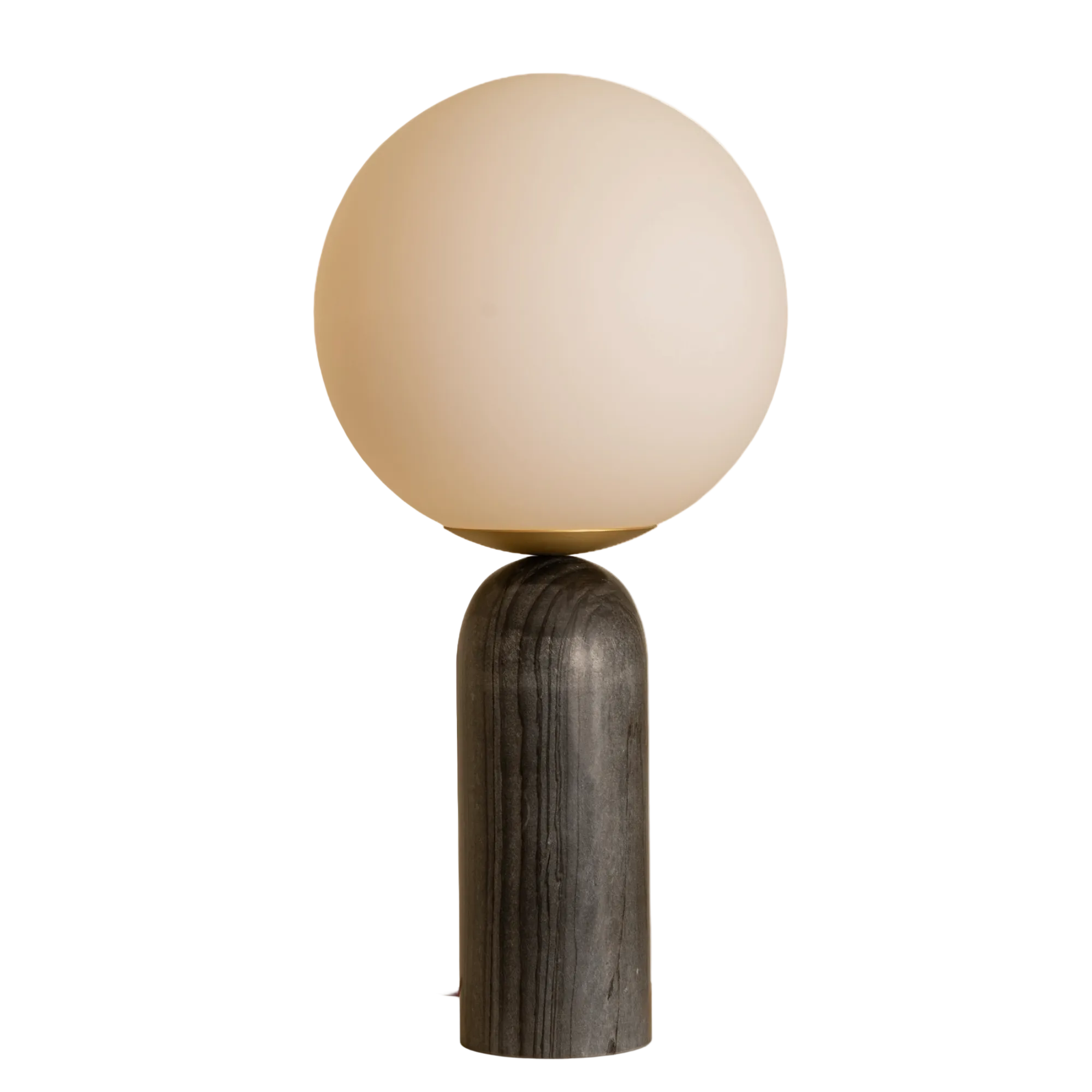 ATLAS Black Marble Table Lamp