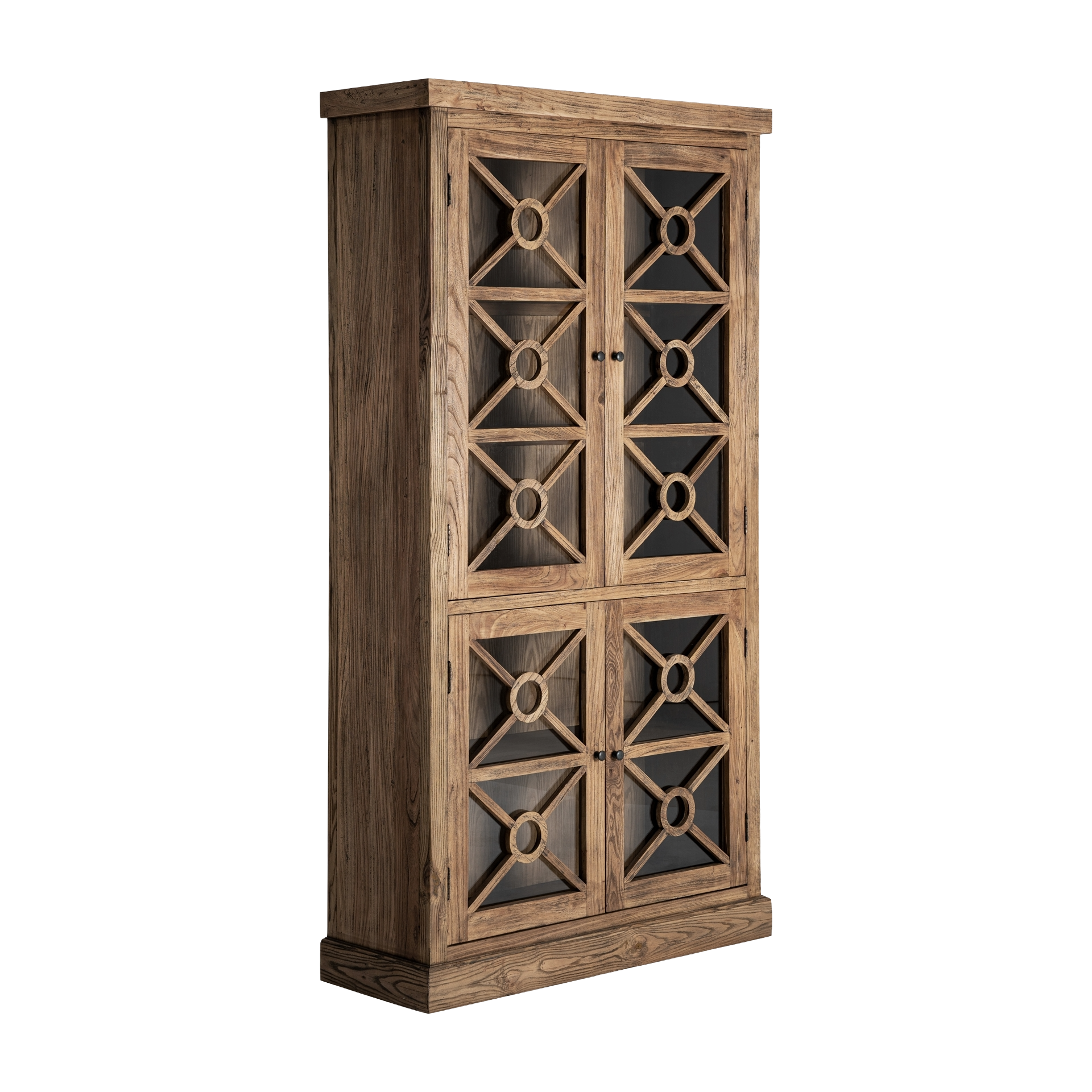 NORVIK Display Cabinet in Elm Wood
