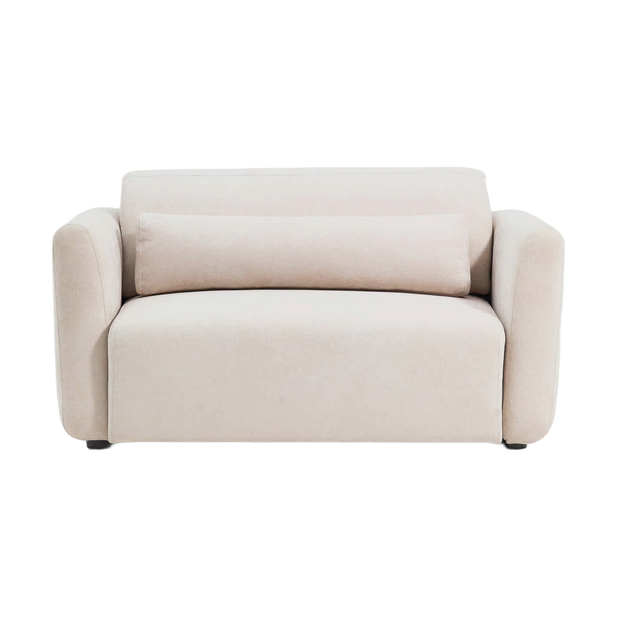 Zweisitzer-Sofa mit elektrischem Auszug LARES beige Chenille