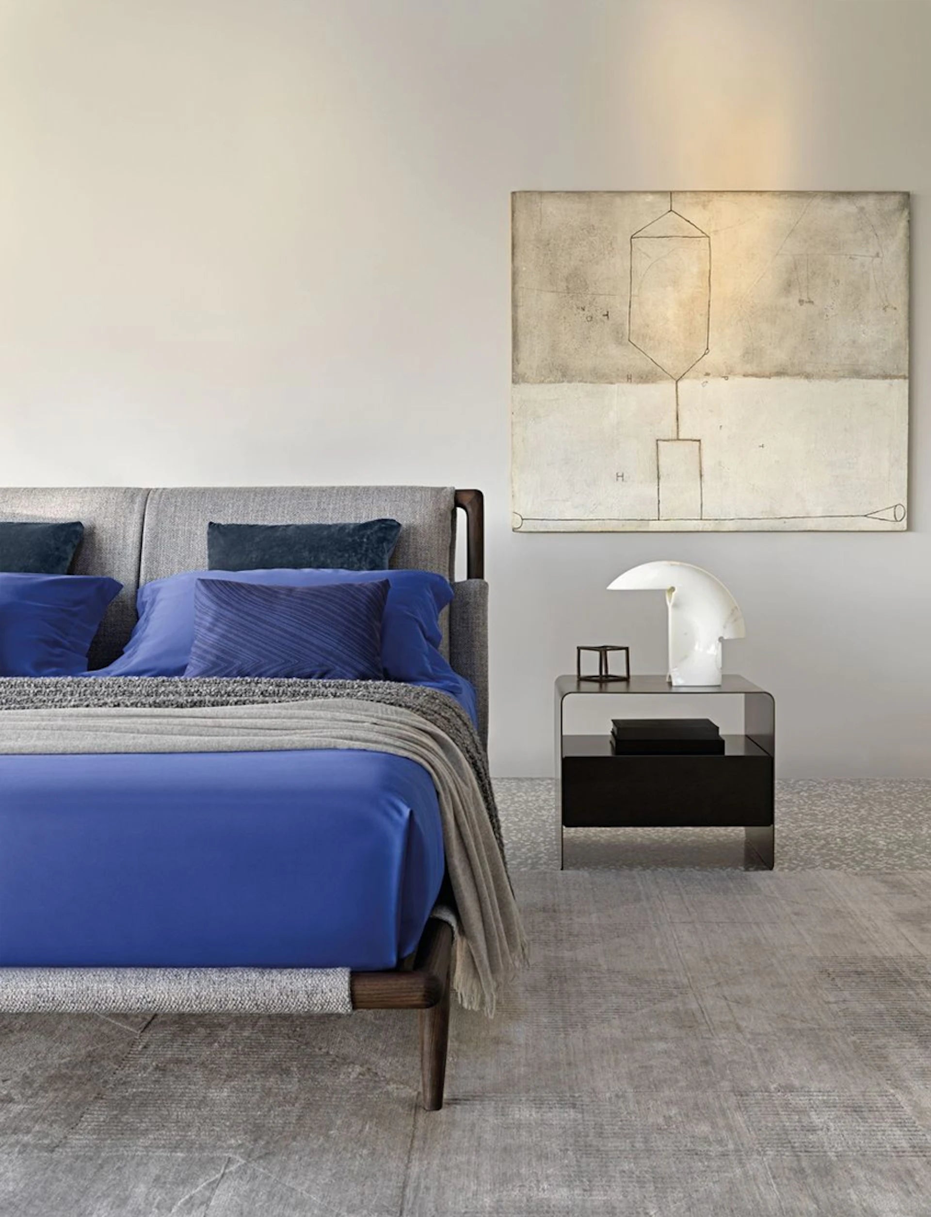 Tischlampe BIAGIO weißer Marmor