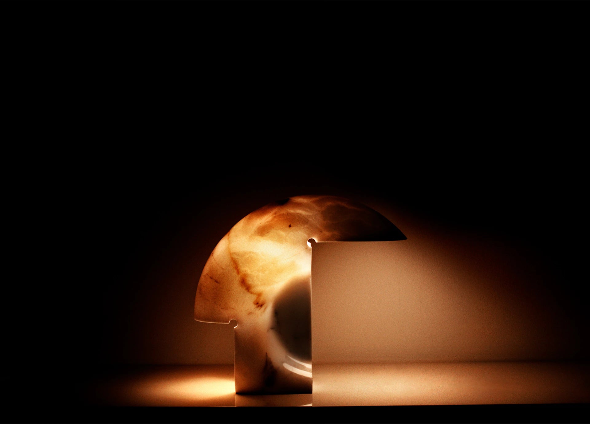 Tischlampe BIAGIO weißer Marmor