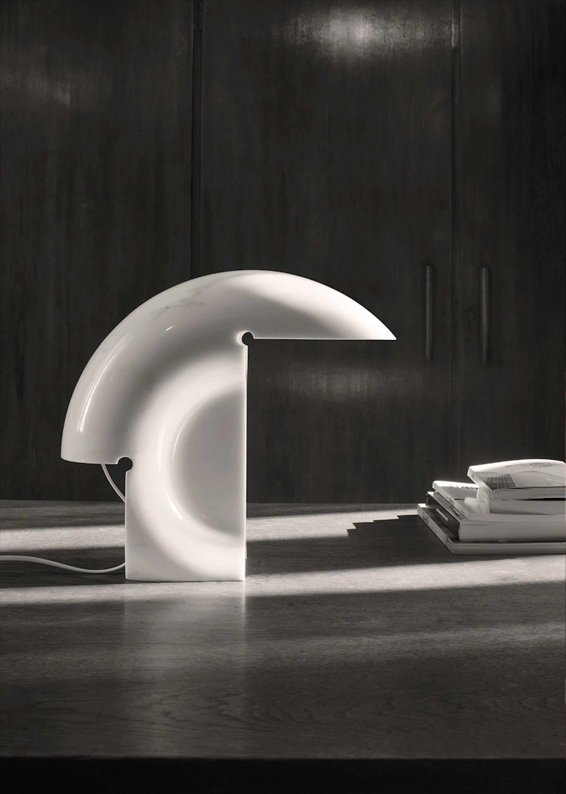 Tischlampe BIAGIO weißer Marmor