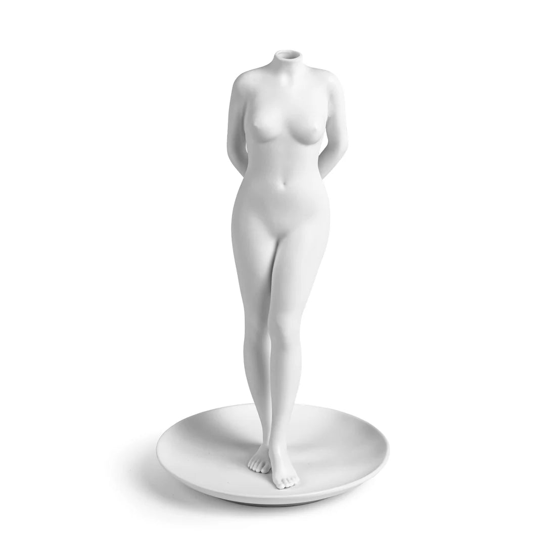 Vase LA TIMIDA weiße Porzellan