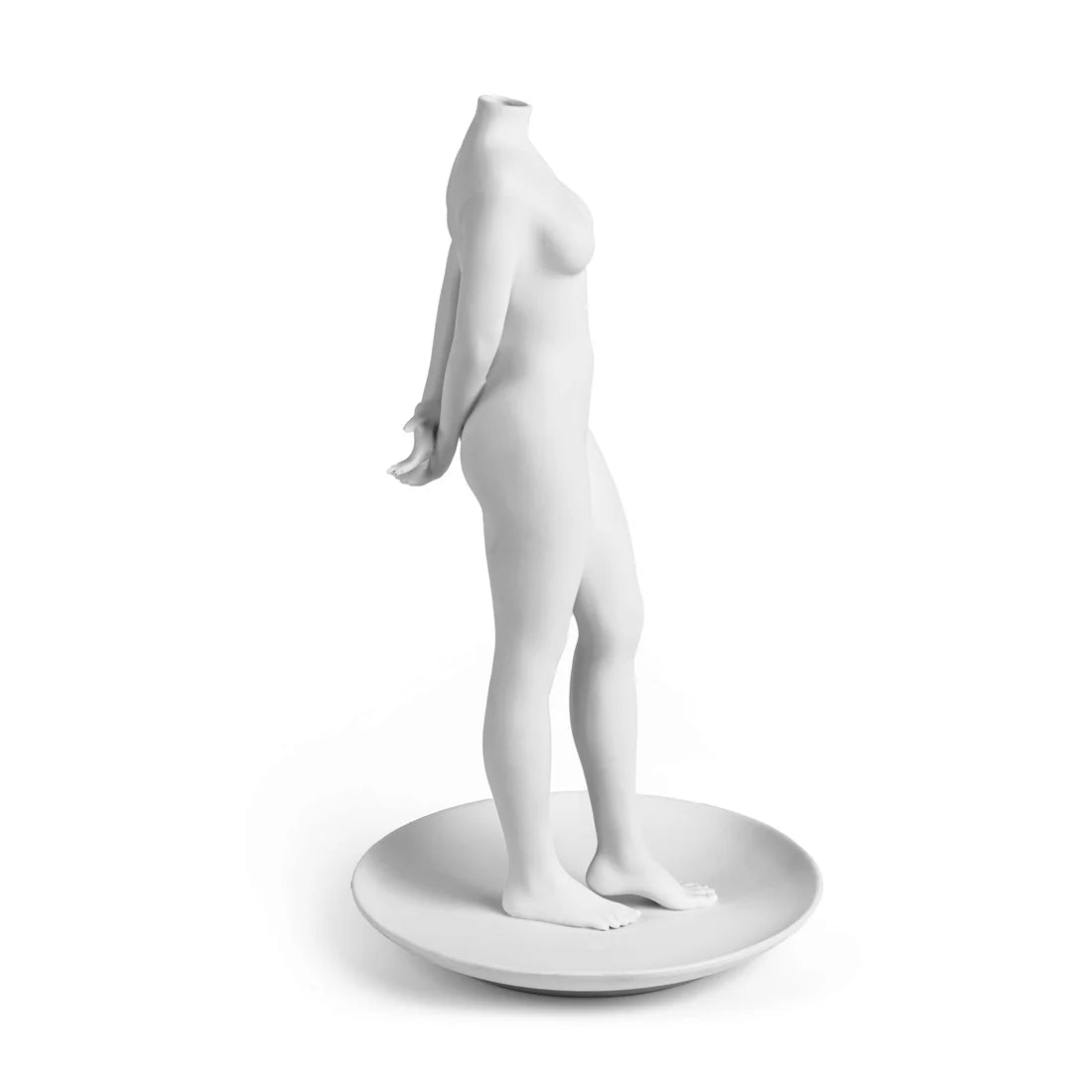 Vase LA TIMIDA weiße Porzellan