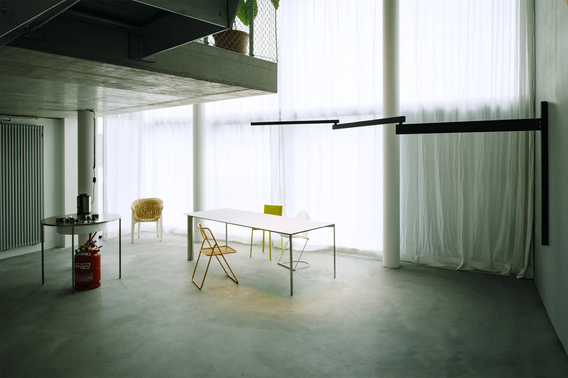 Wandleuchte mit Arm BLACK FLAG PRO schwarz