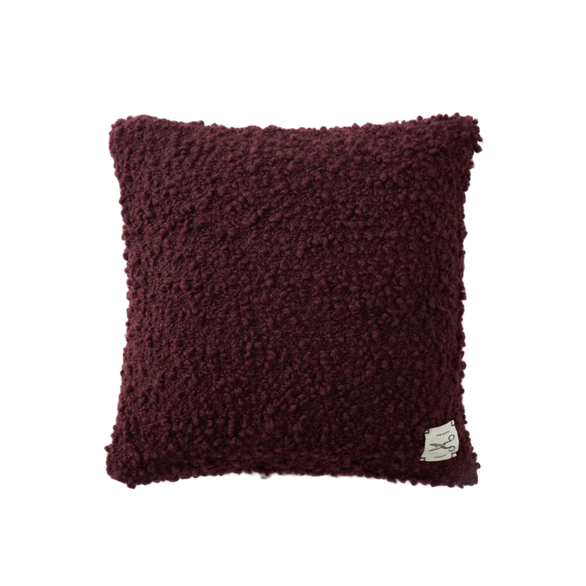 BOBBLE Cushion in Burgundy