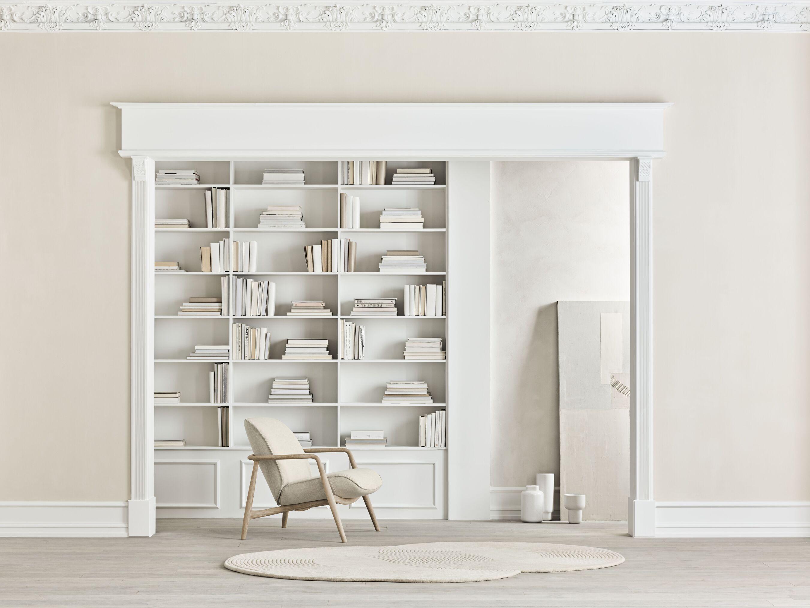 Zen Split Teppich Beige