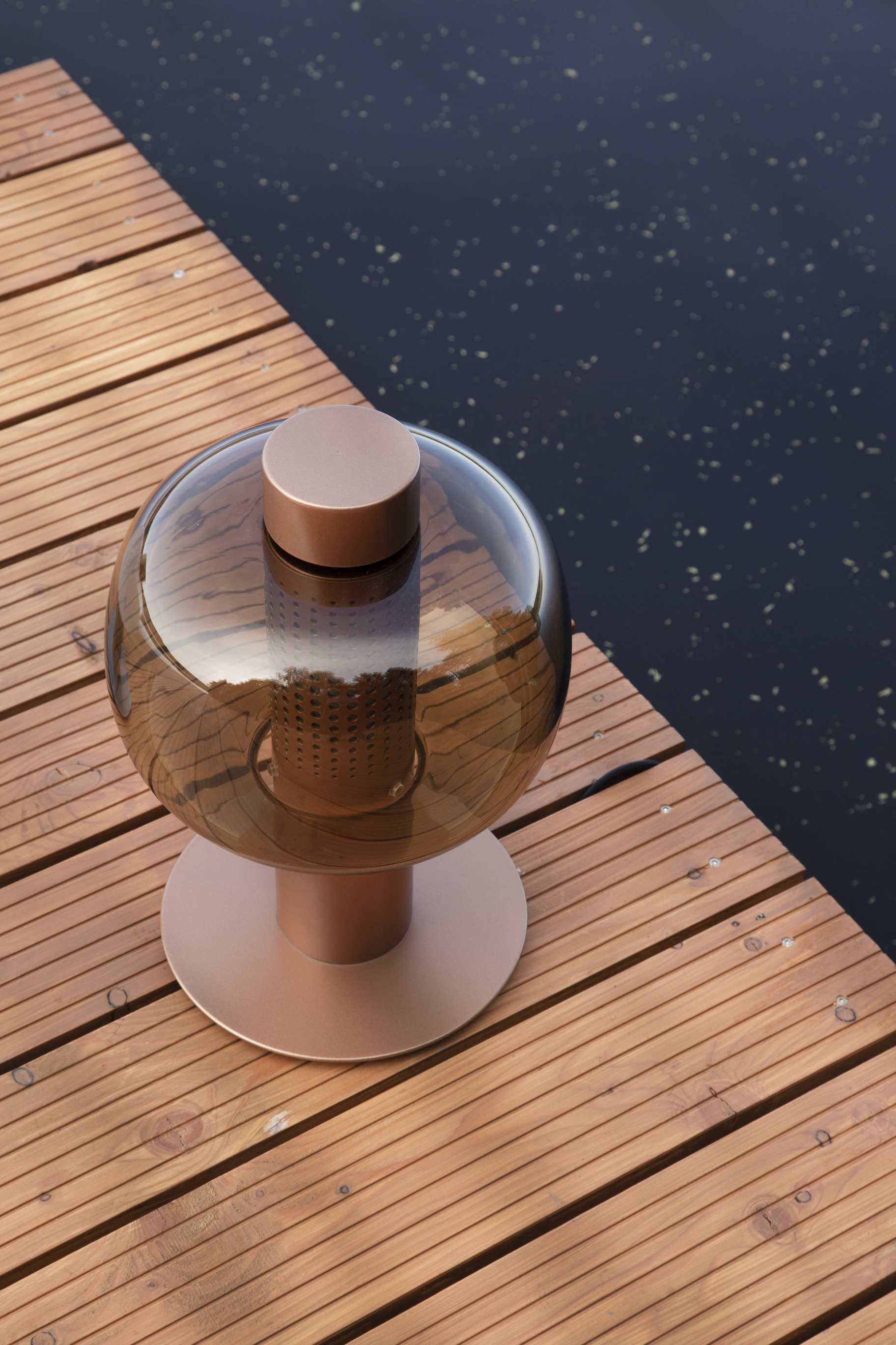 Außenlampe Bonbori aufblasbares Glas