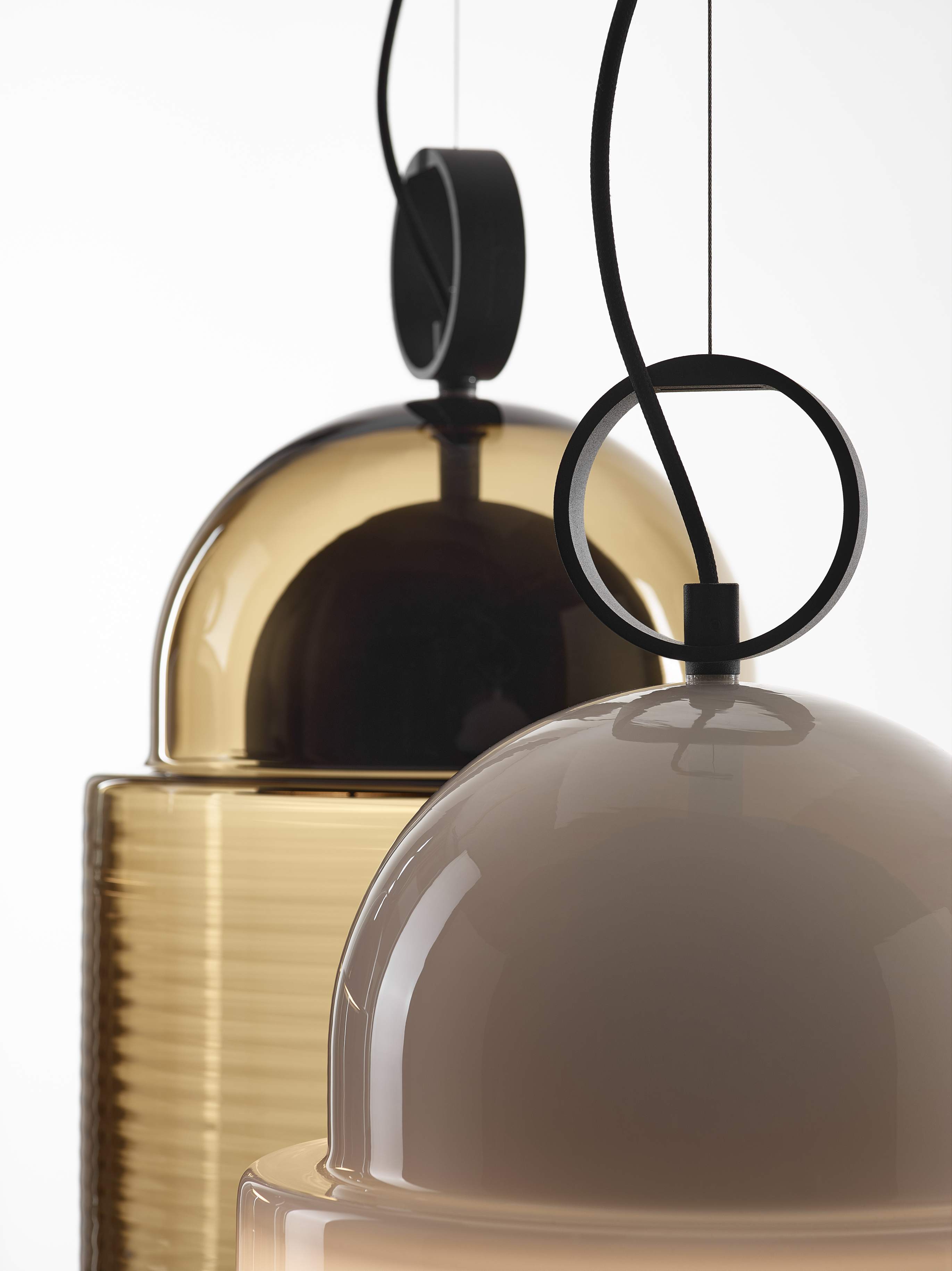 Hanging lamp Dome inflatable glass