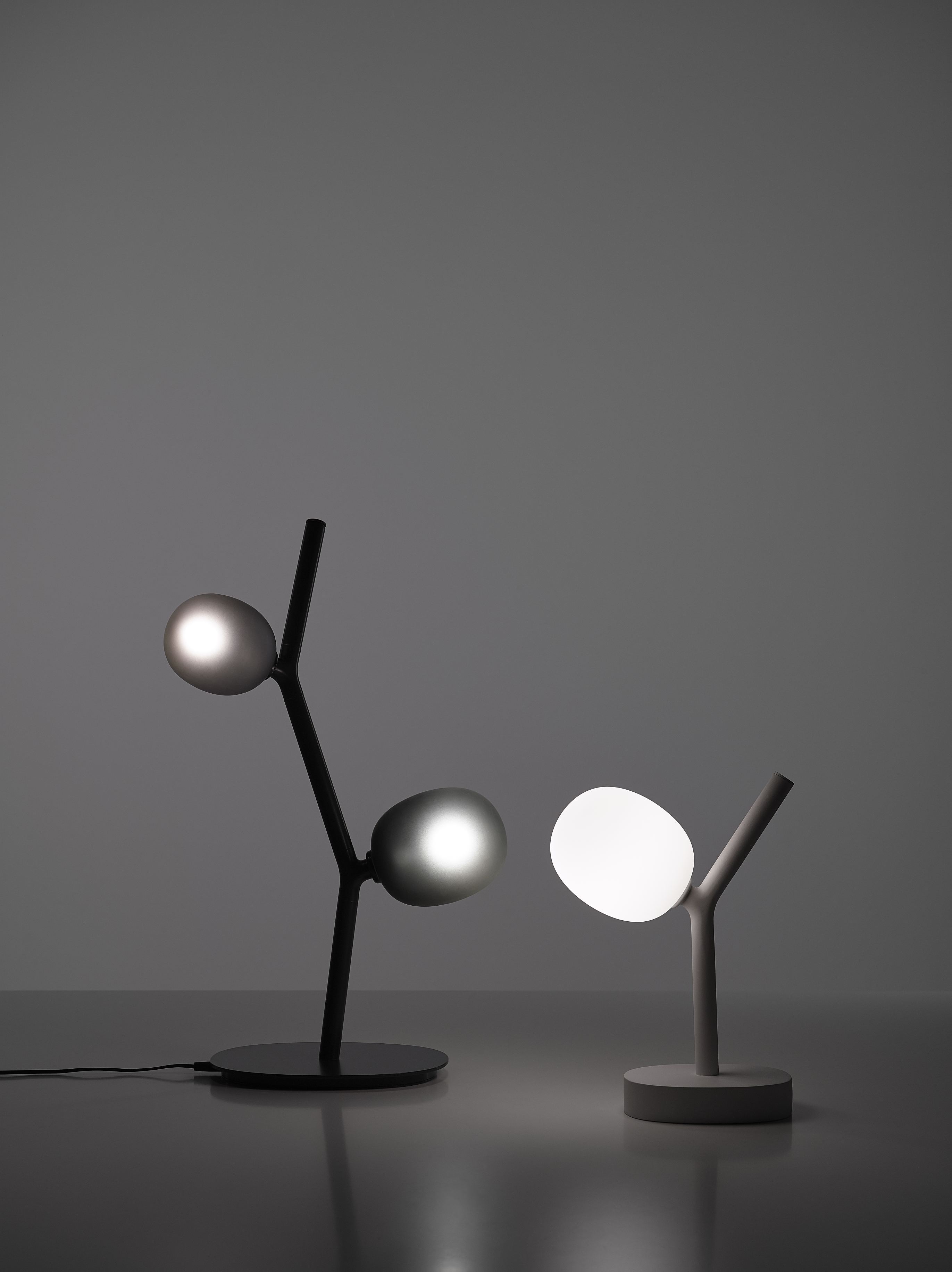 Ivy table lamp matte glass