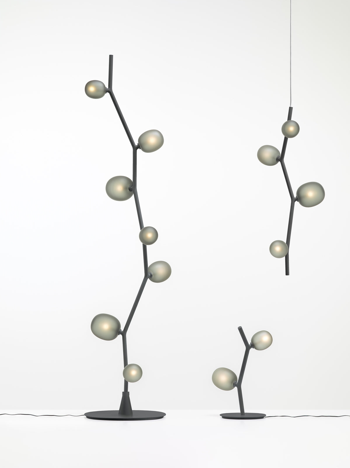 Ivy table lamp matte glass