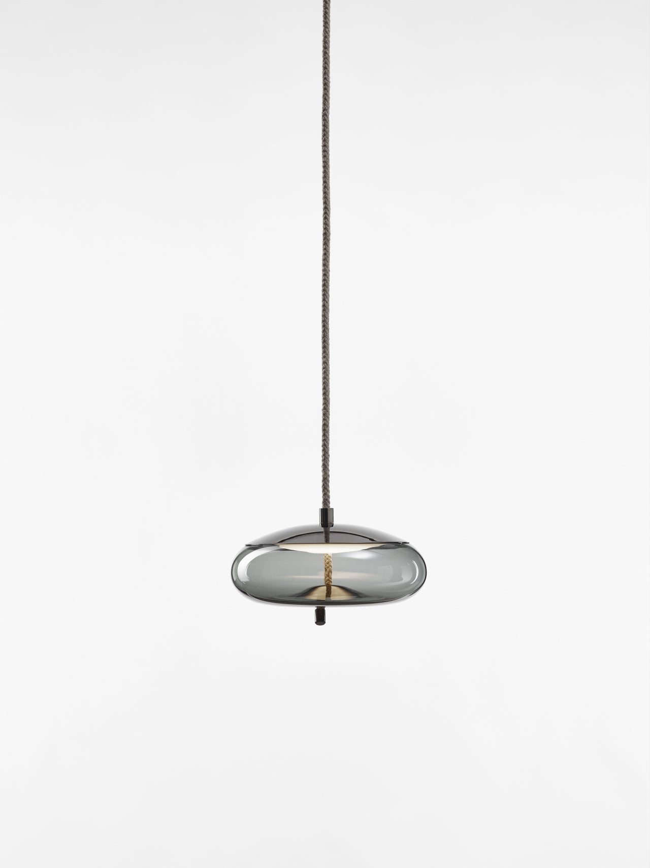 Knoten kleine hängende Lampe - Glas Disco