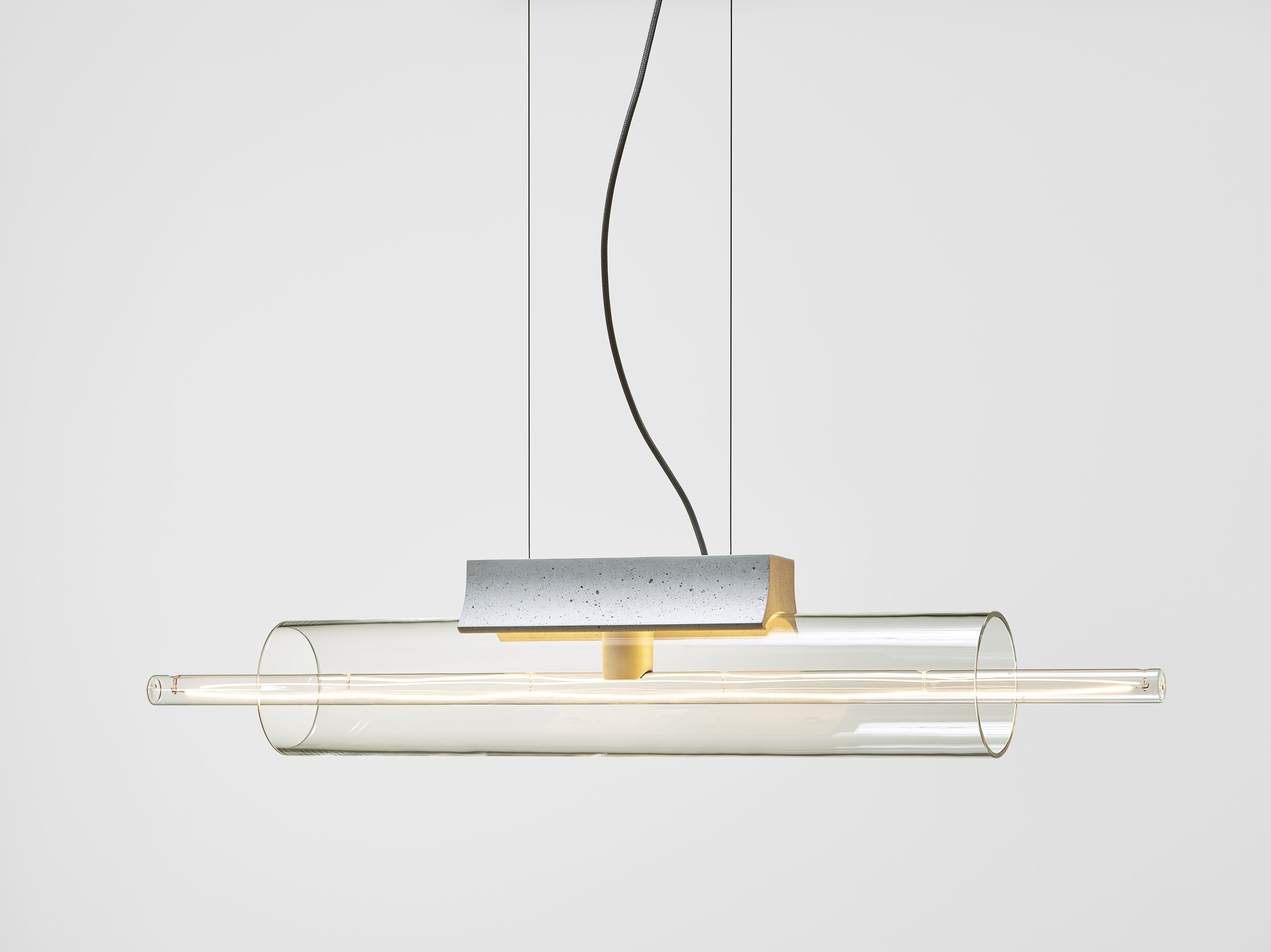 Overlay -Beton -Hang -Lampe