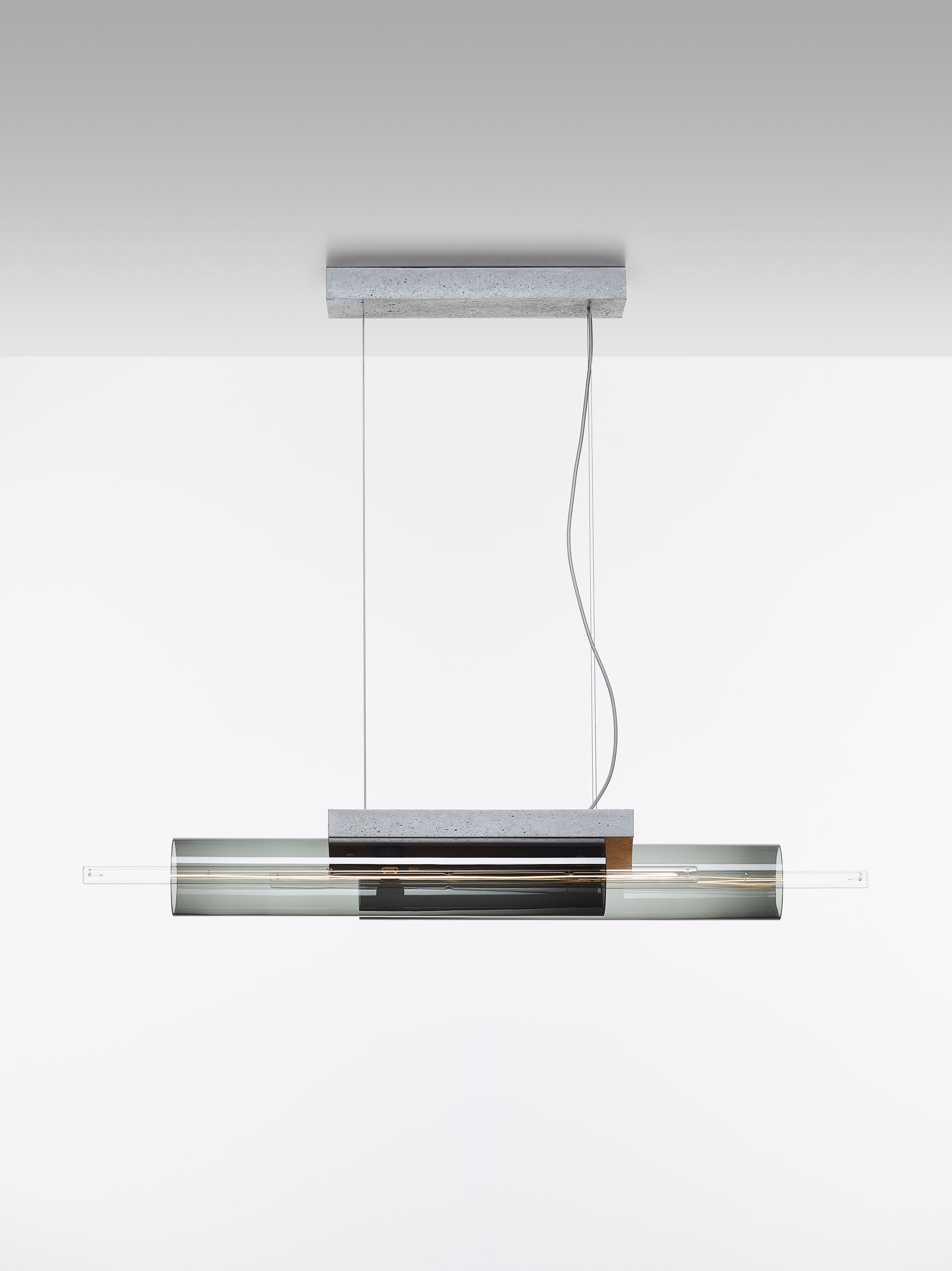 Overlay -Beton -Hang -Lampe