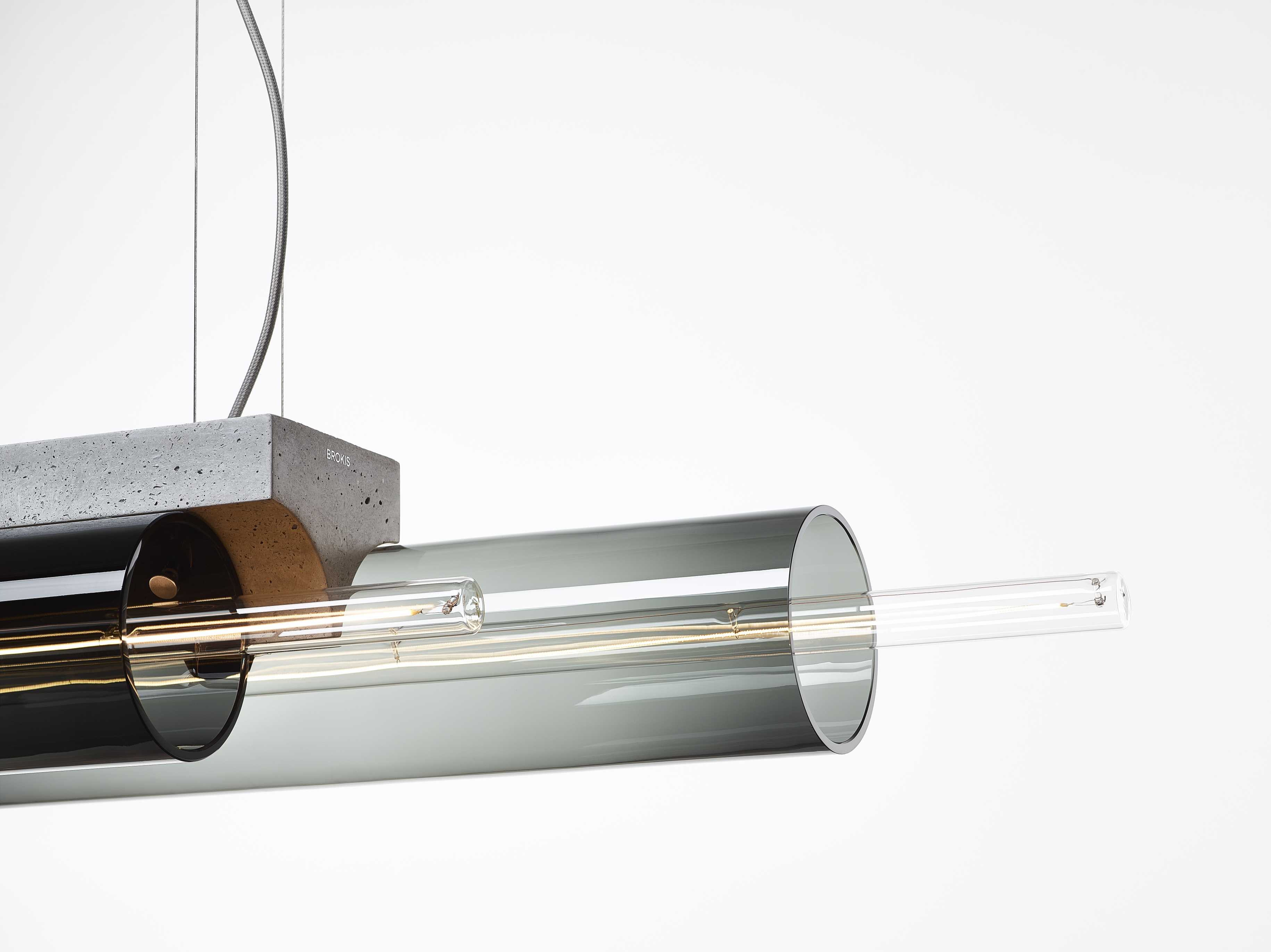 Overlay -Beton -Hang -Lampe