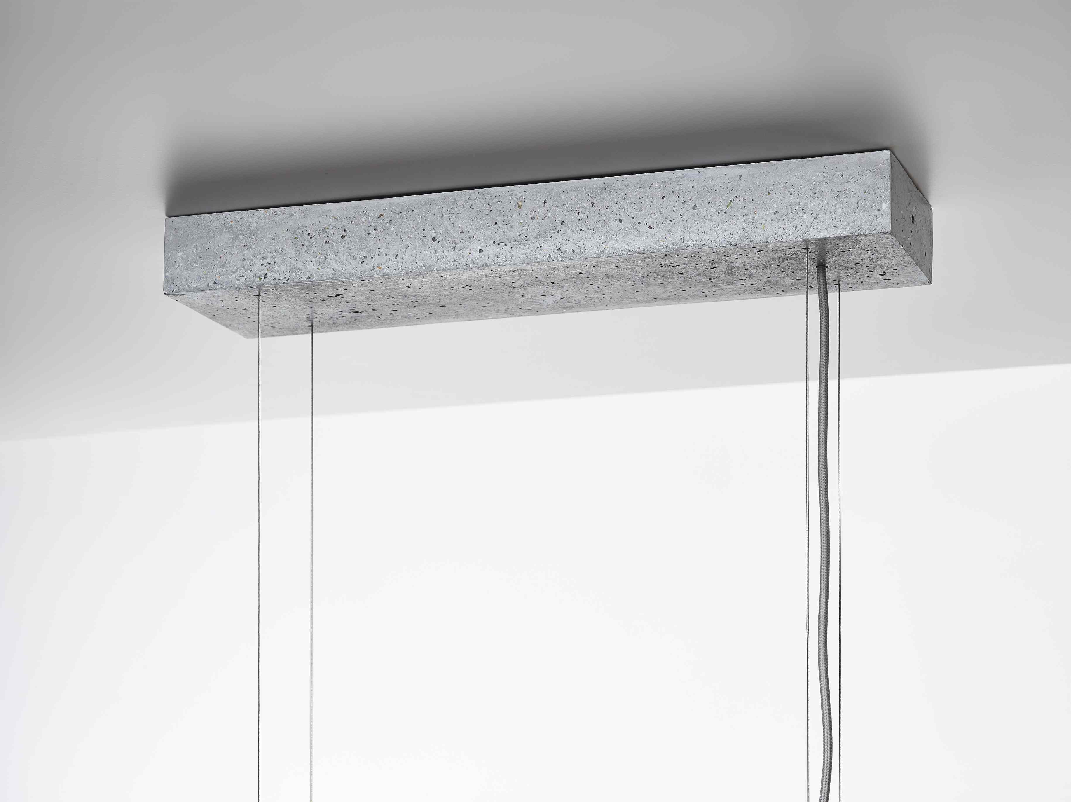 Overlay -Beton -Hang -Lampe