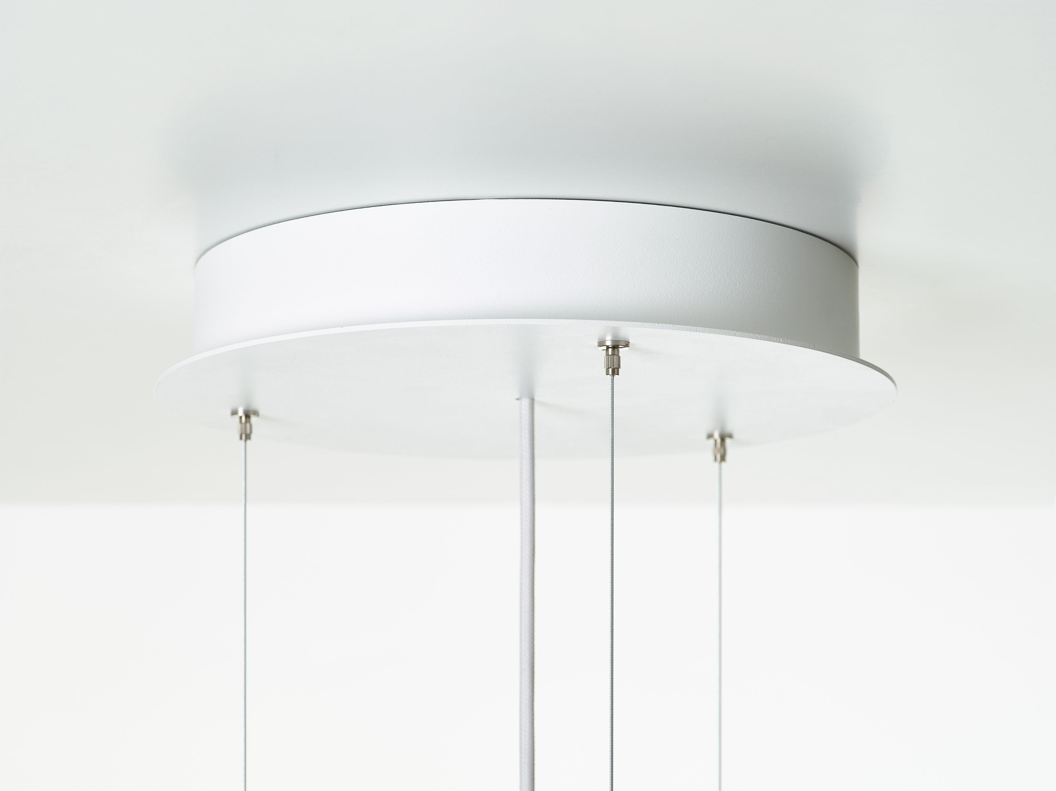 Hängende Lampe ovales mattes Glas