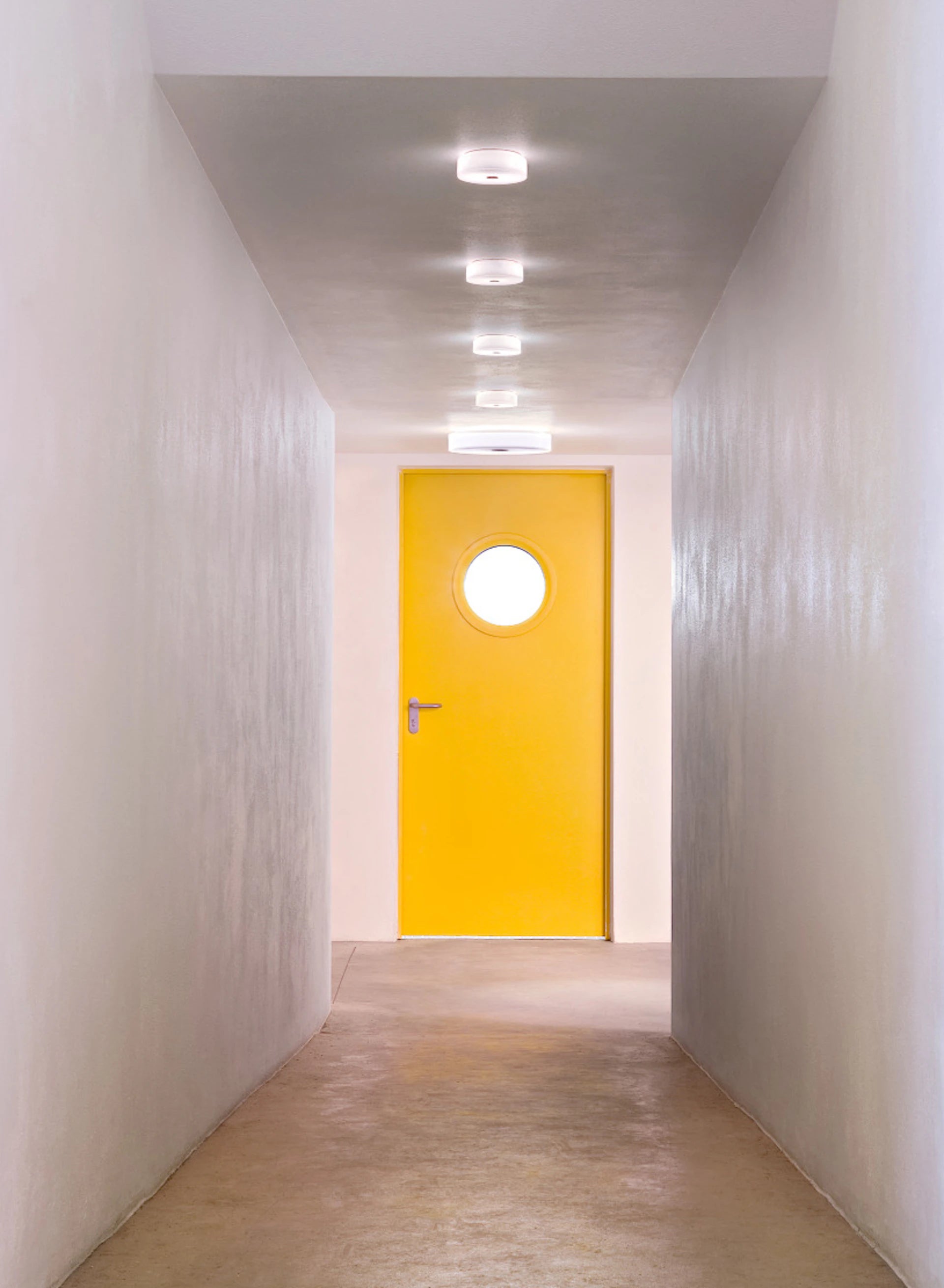 Ceiling BUTTON opal glass