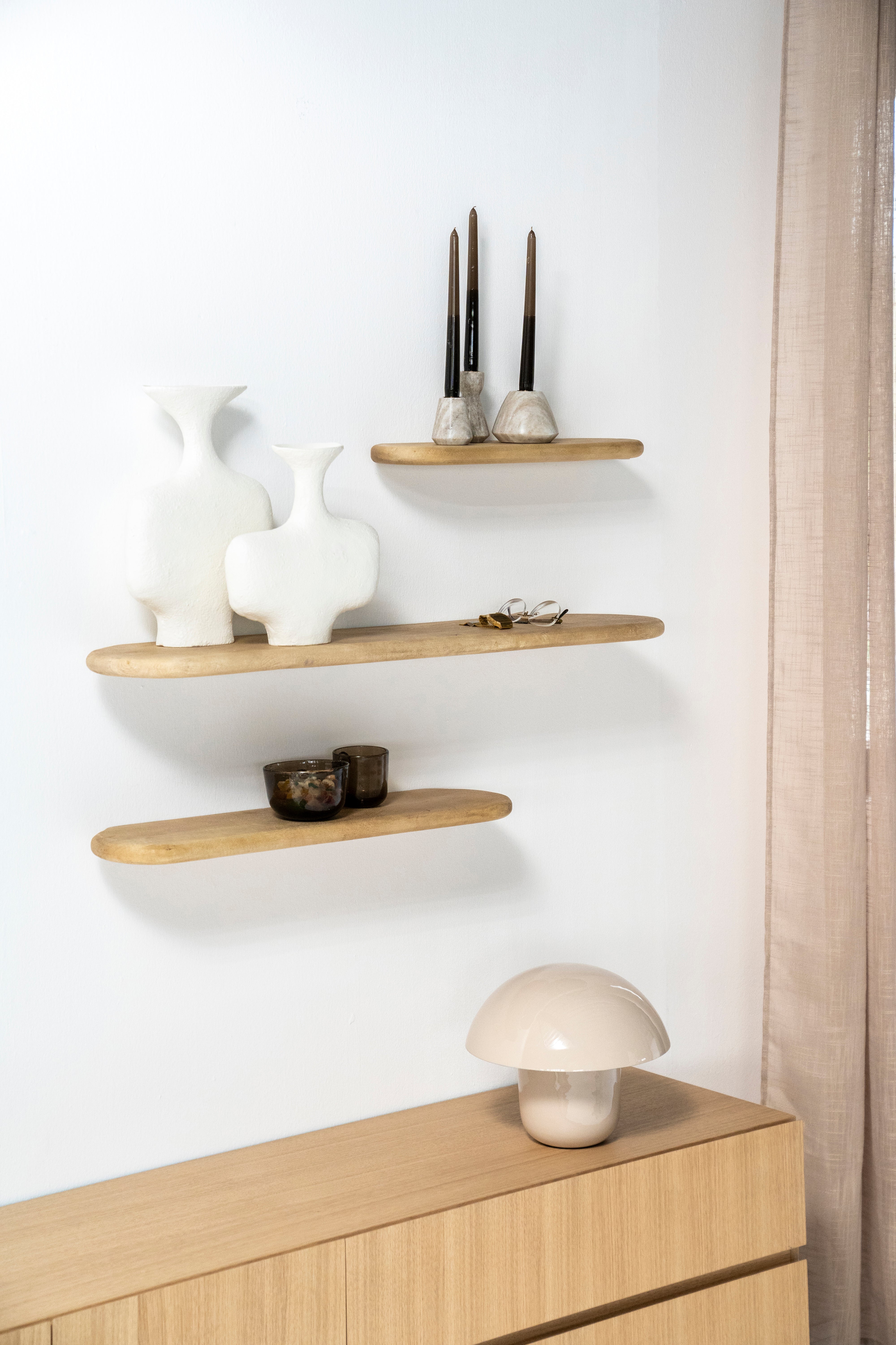 Tischlampe TOAD beige