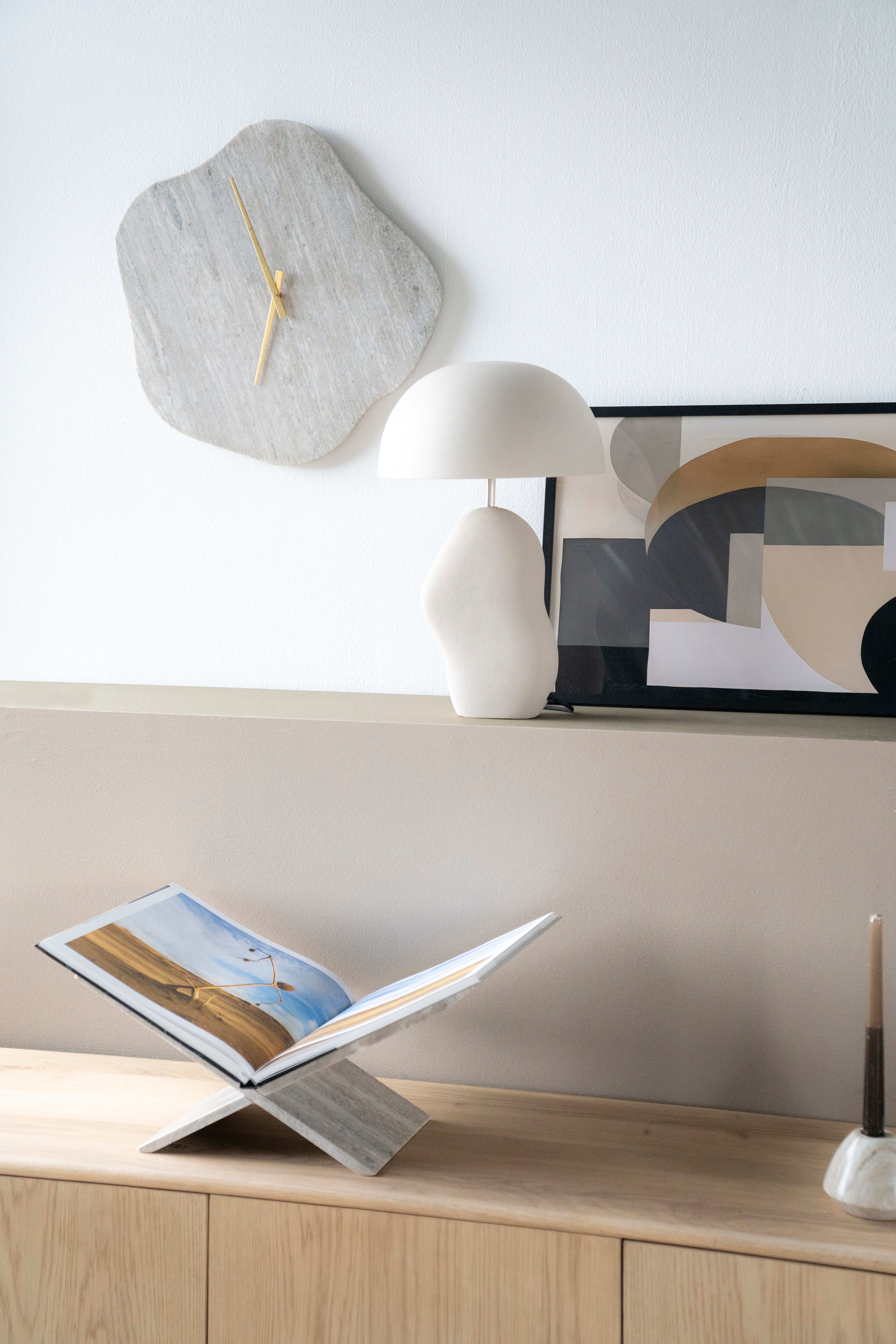 Tischlampe AIZU creme
