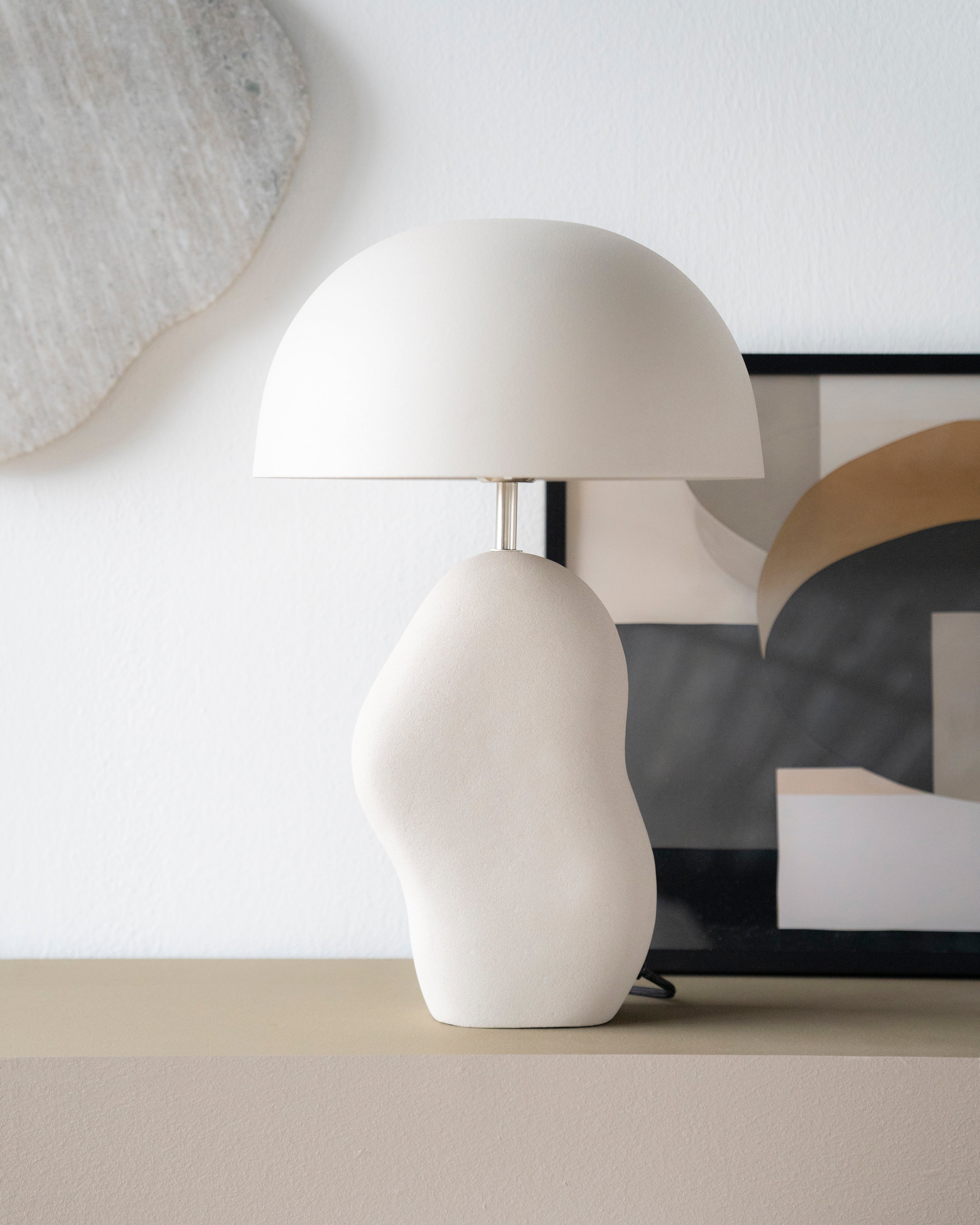 Tischlampe AIZU creme