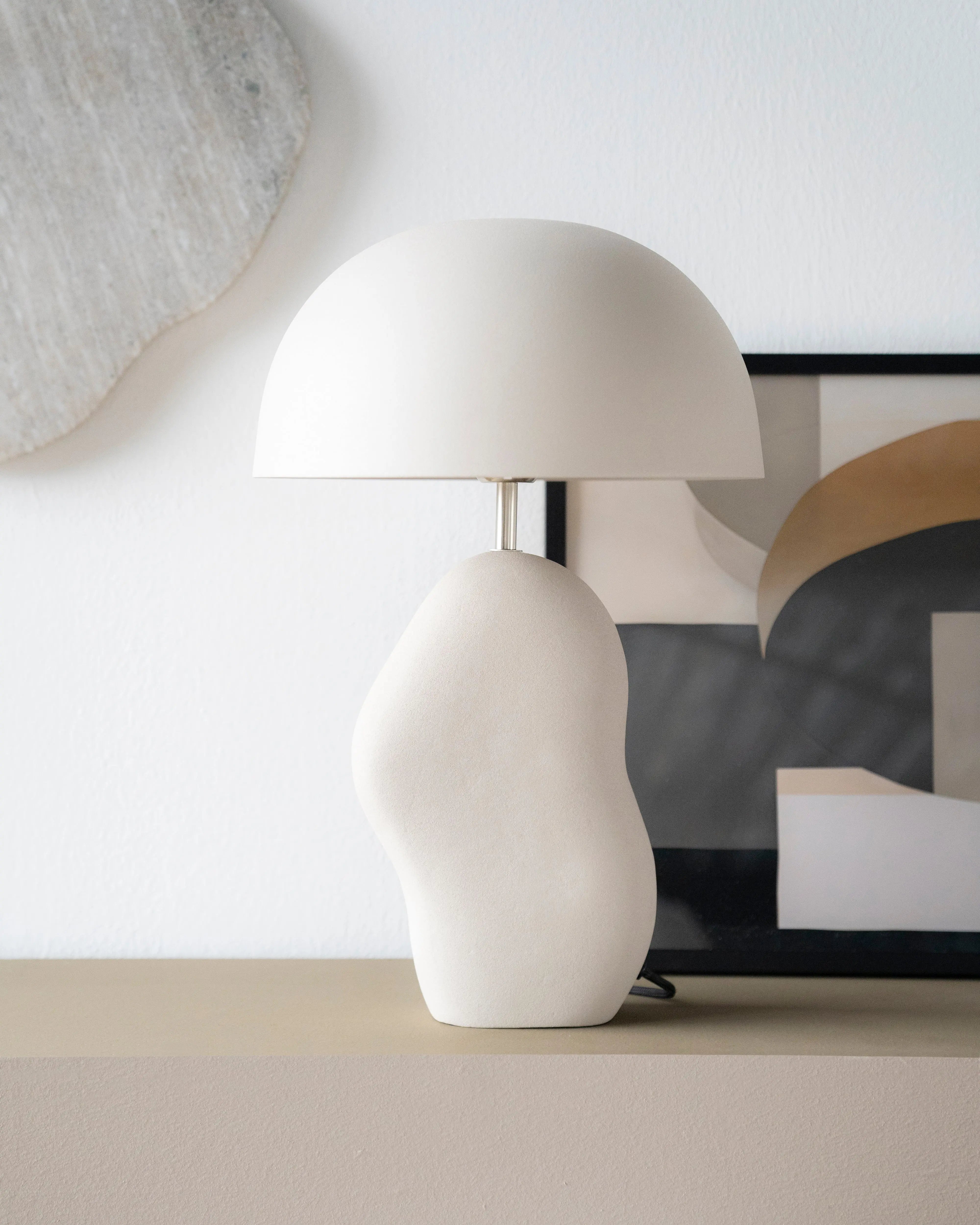 Lampa stołowa AIZU kremowy – By Boo