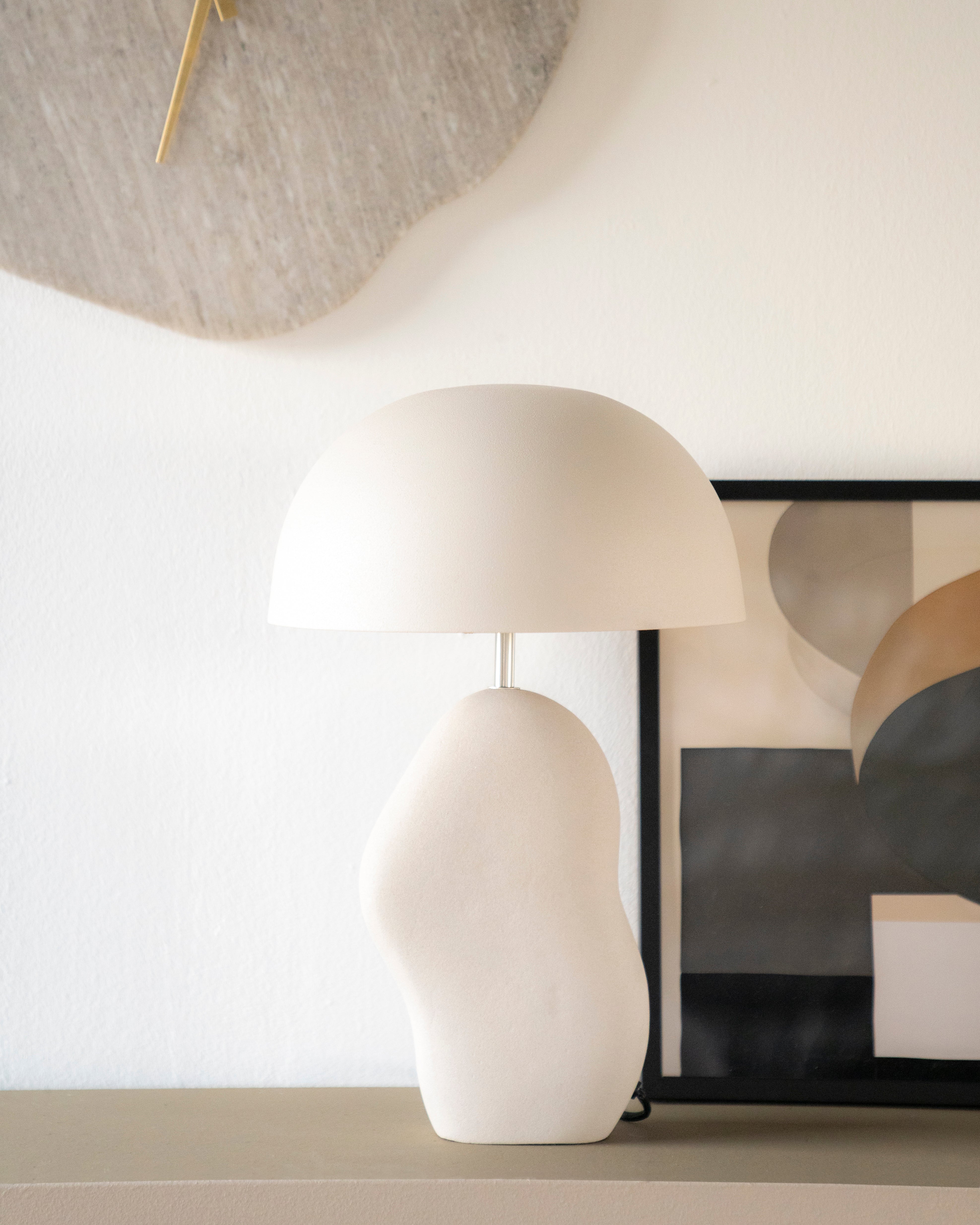 Tischlampe AIZU creme