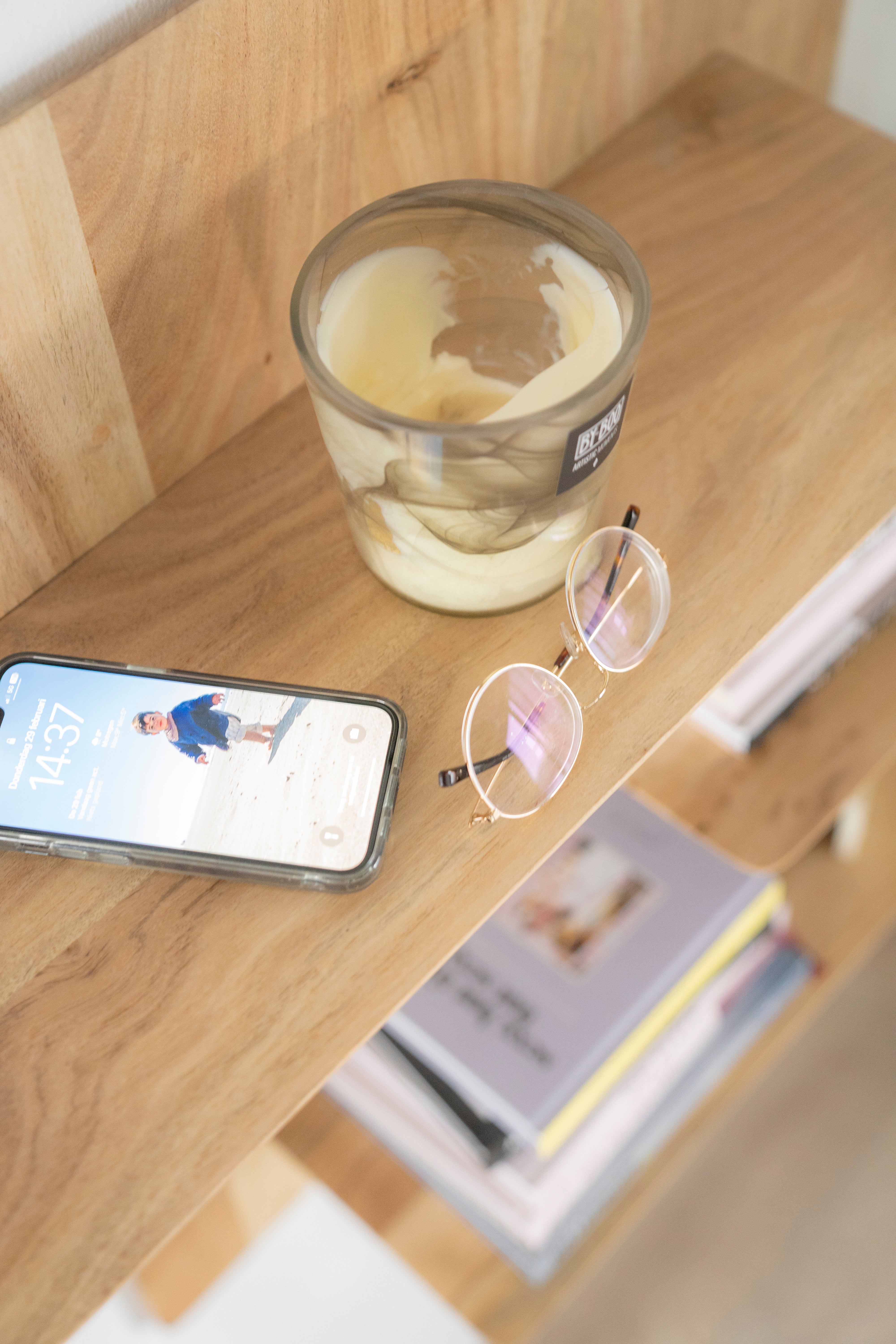 Wandregal SECO helles Mangoholz